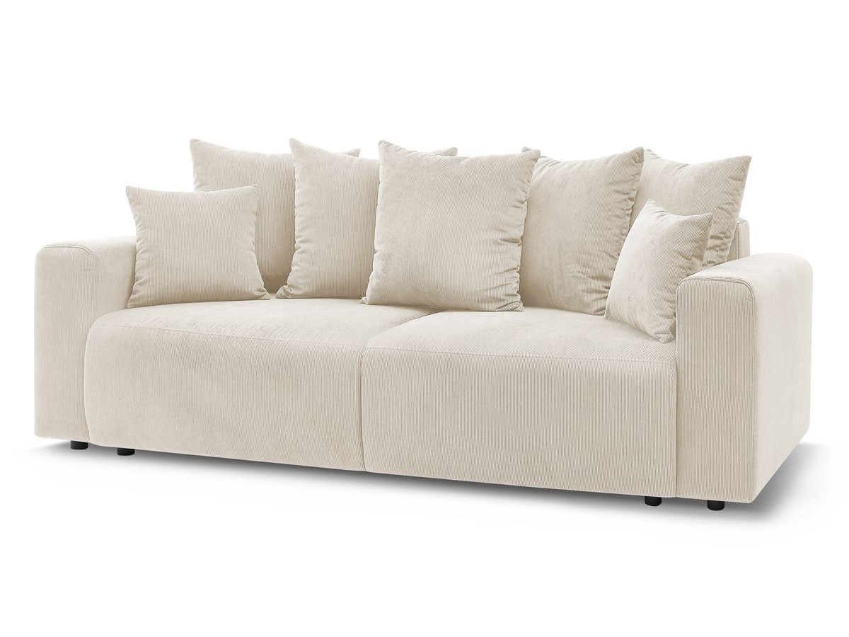 Bobochic Envy Sofa 3-Sitzer Cordsamt Beige