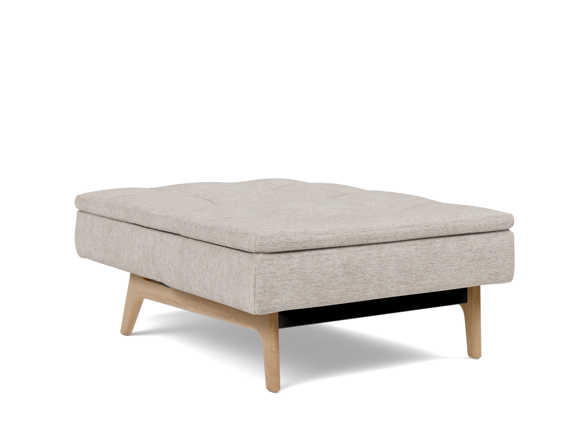 Sessel Dublexo Chenille Yuveno 471-Sand Beine Eiche