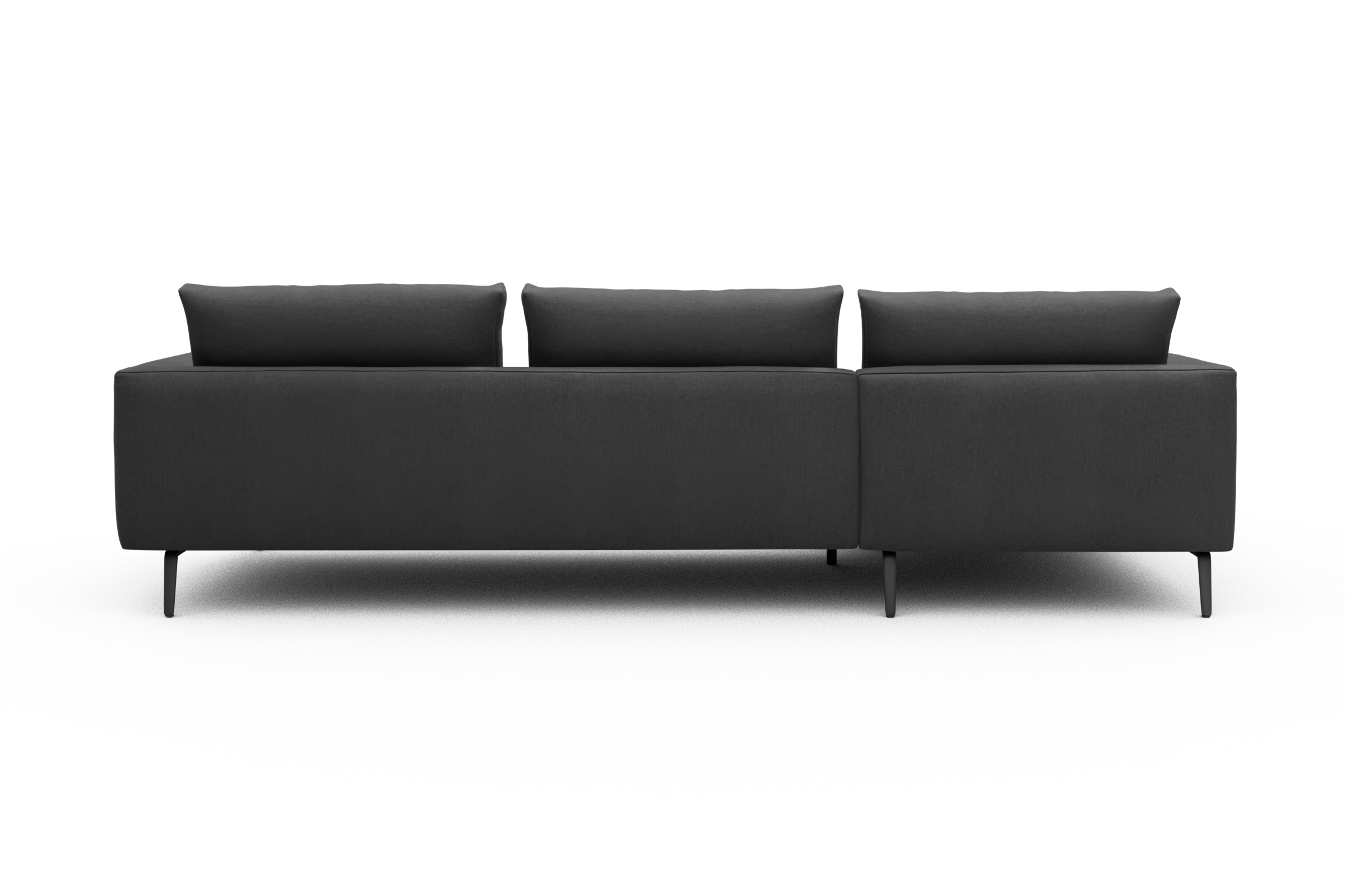 Ecksofa Karl Chaiselongue links mit 2,5-Sitzer Satya-Zinc