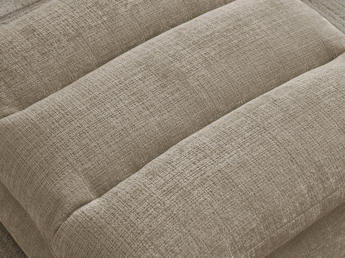 Bobochic Neil Pouf Strukturstoff Taupe