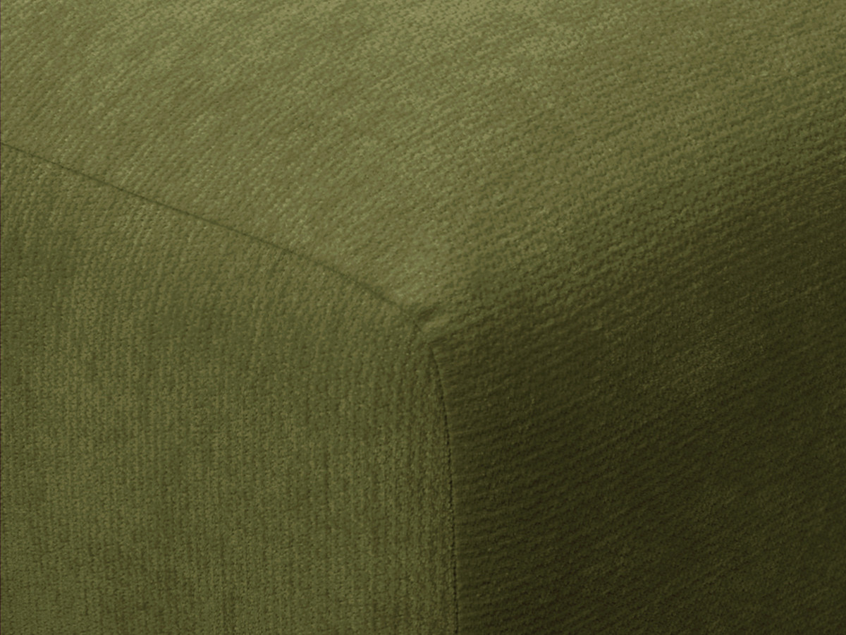 Bobochic Minorque Schlafsofa 2,5-Sitzer Chenille Grün, Liegefläche 140 × 200 cm