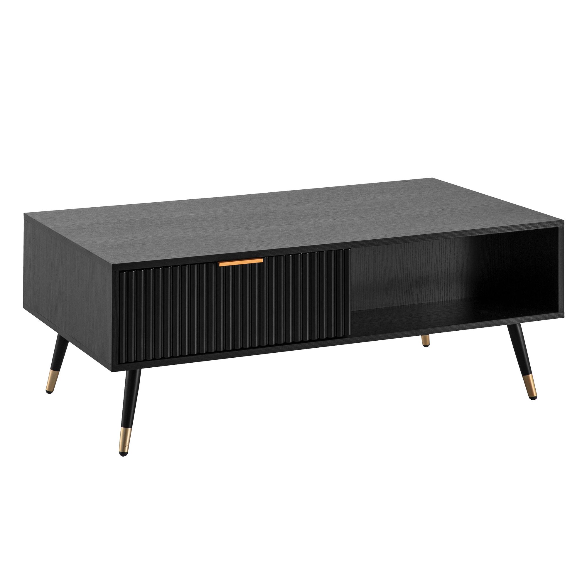Couchtisch Evenskjer Schwarz 110 × 60 × 43 cm