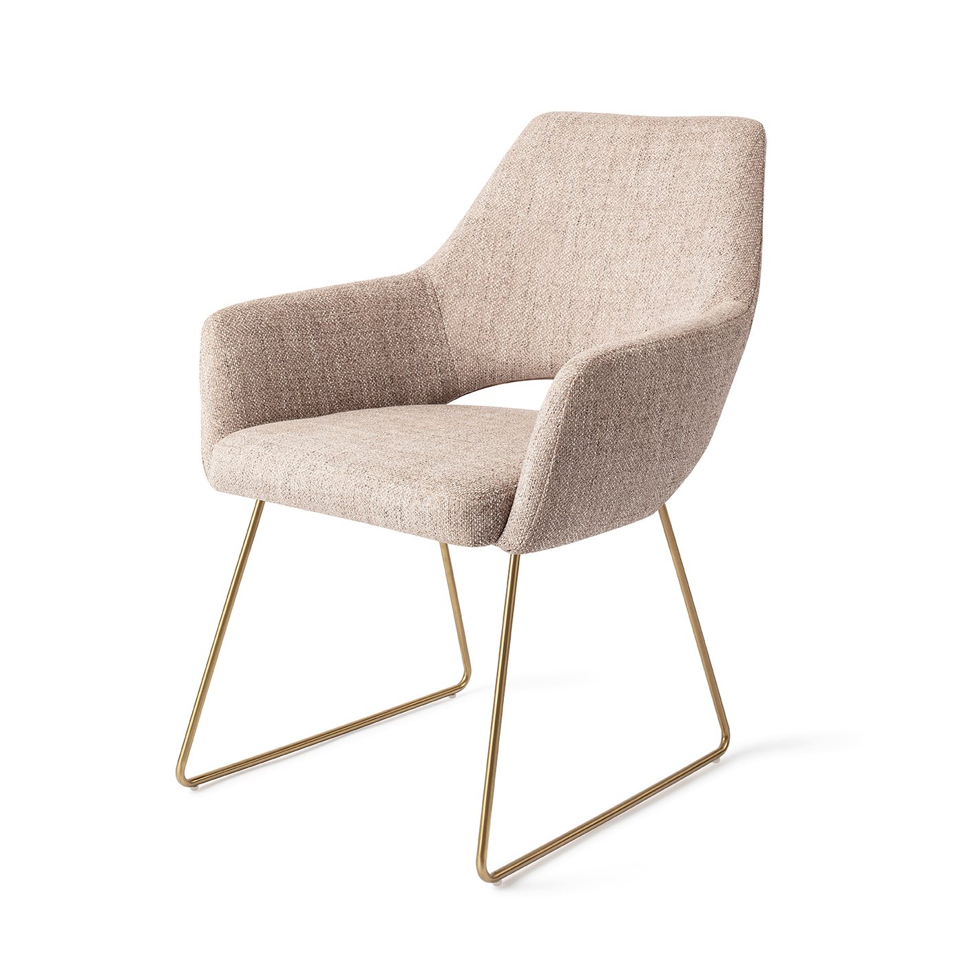 Jesper Home Esszimmerstuhl Yanai Biscuit-Beach Slide Gold