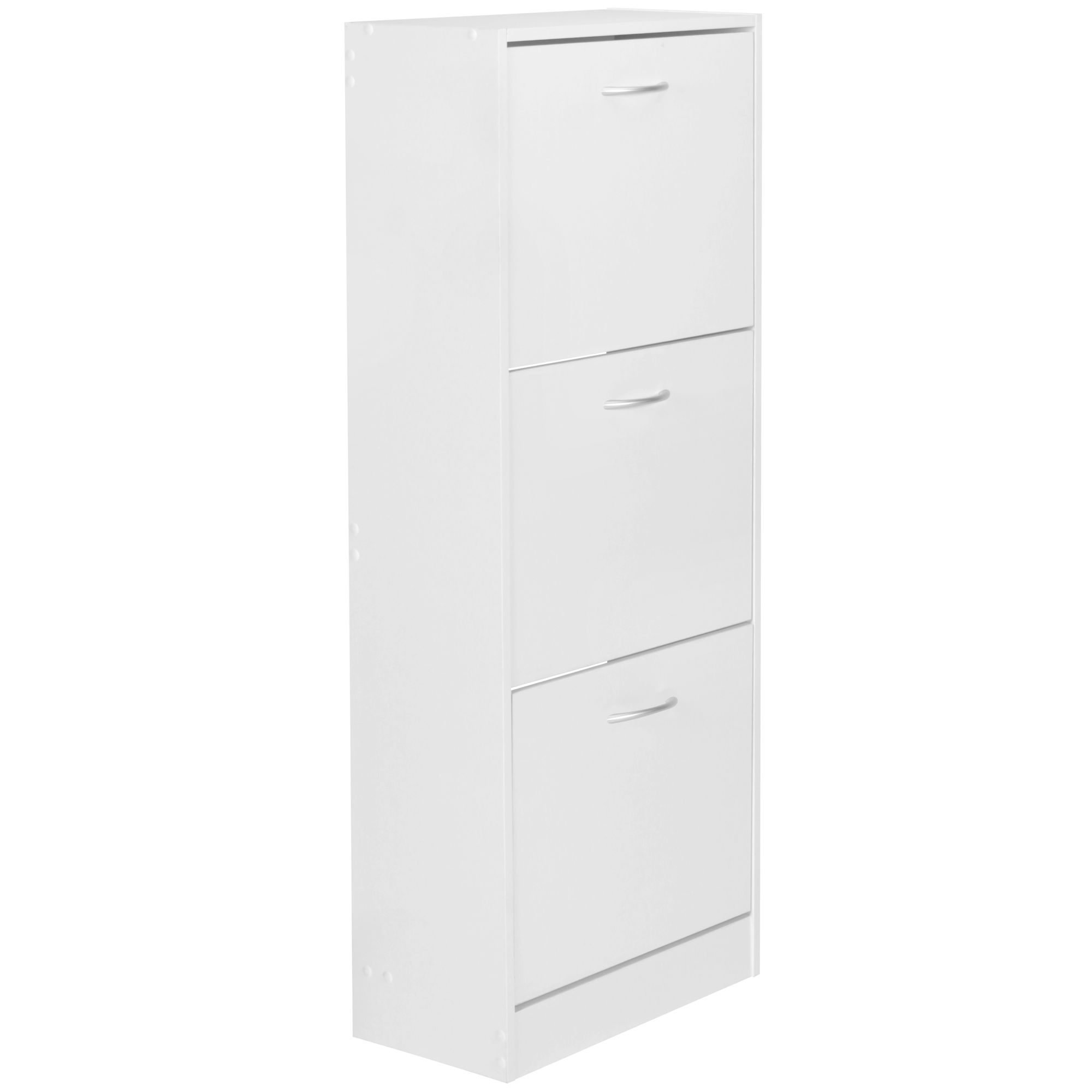 Schuhschrank Osteroy Weiß 50 × 24 × 125 cm