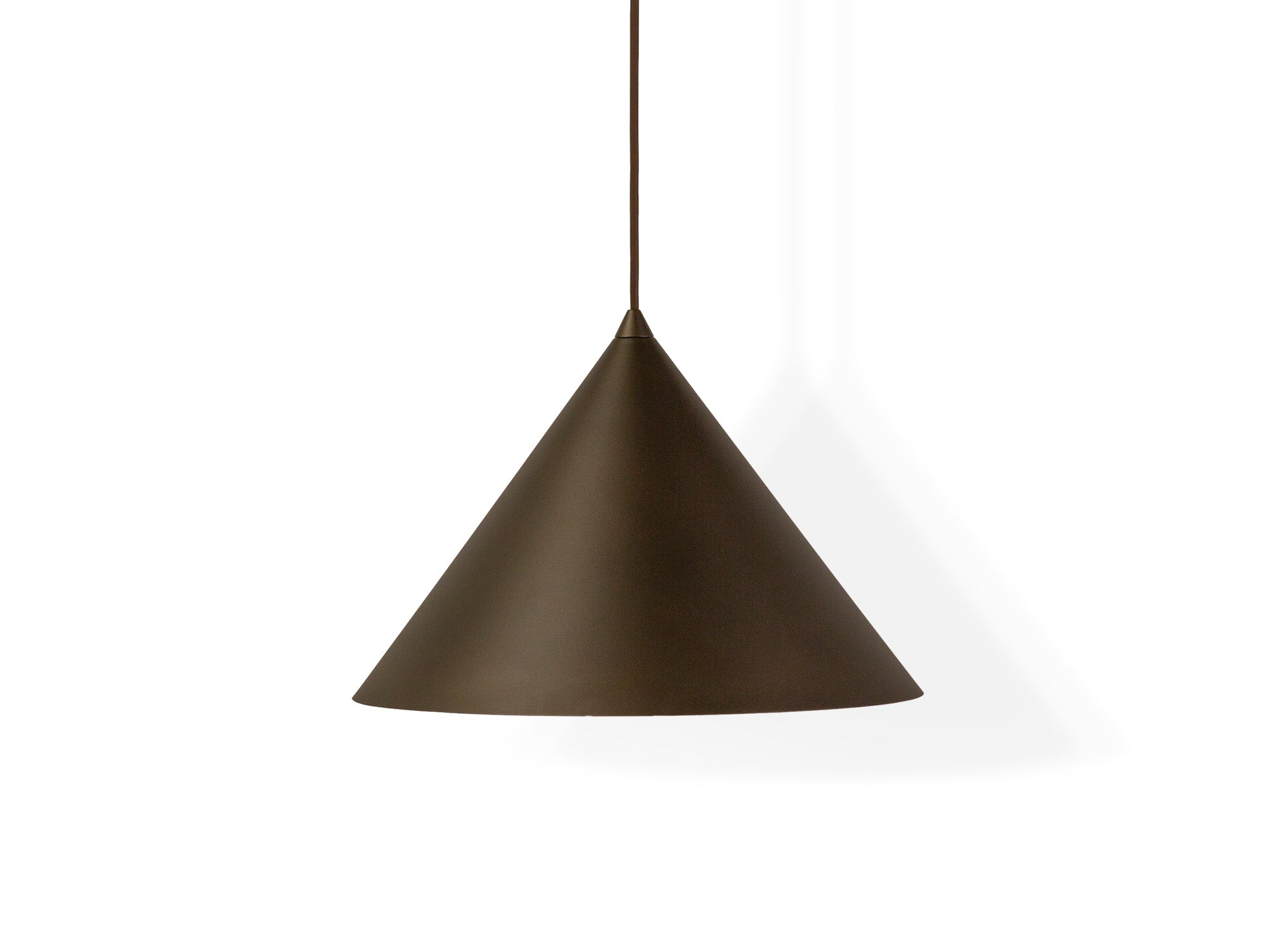 Micadoni Timbo Pendelleuchte Ø 26 cm Braun