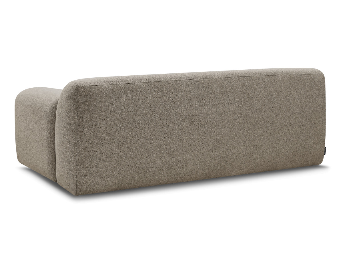 Bobochic Melisse Sofa 2-Sitzer Melange-Stoff Taupe