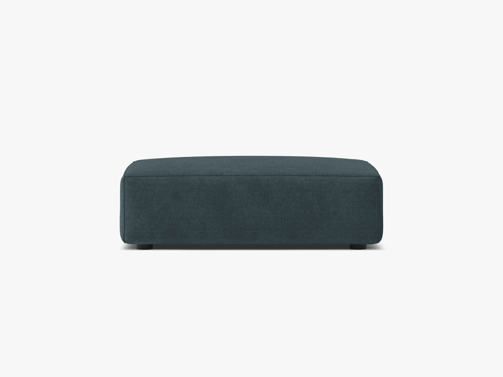 Micadoni Hocker Jodie 1-Sitzer Strukturierter Stoff Liberty Dunkel Petrol
