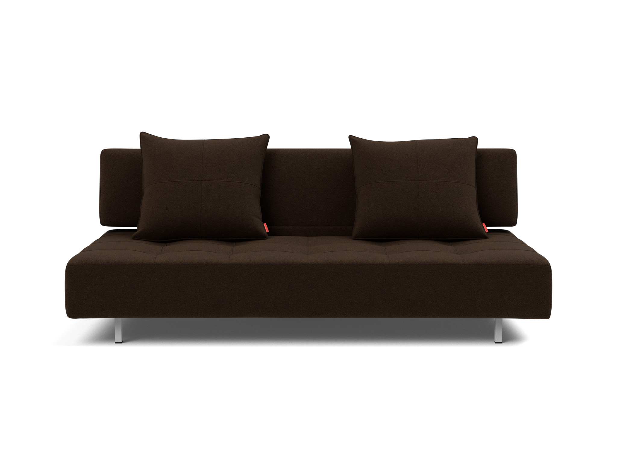 Schlafsofa Long Horn D.E.L. Strukturierter Stoff Taura 358-Chocco
