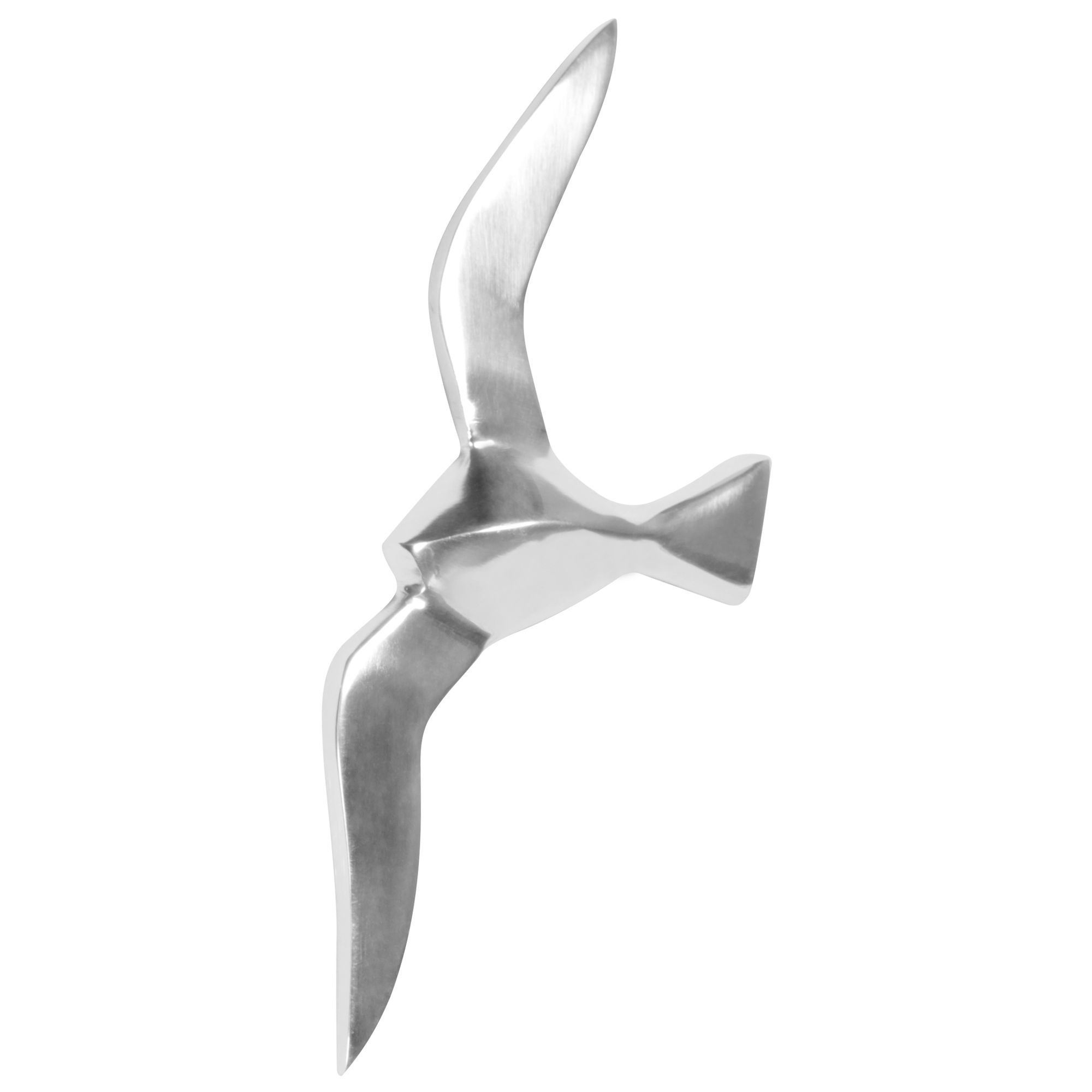 Wandobjekt Maloy Aluminium Silber