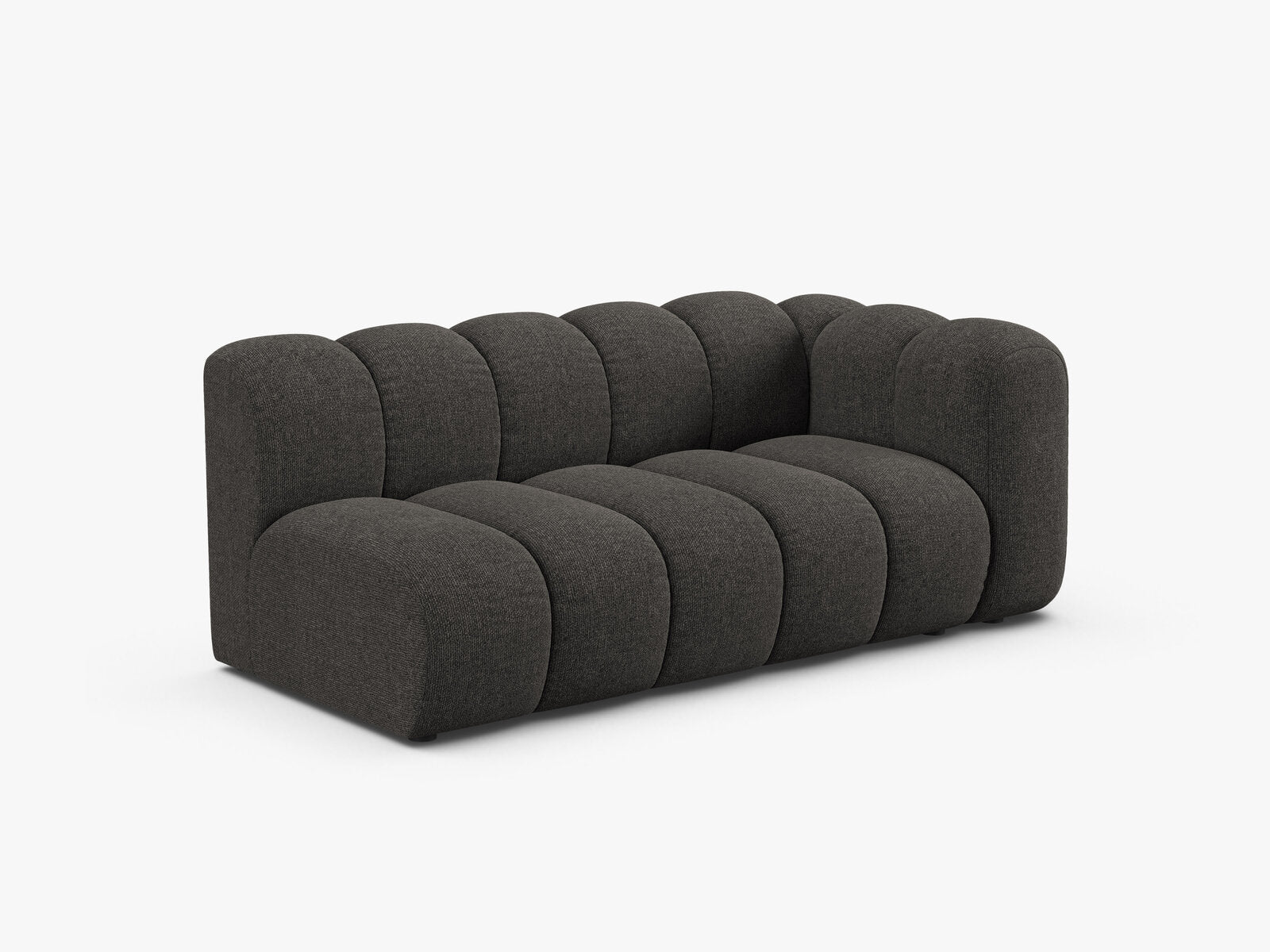 Micadoni Modul Lupine 3-Sitzer Chenille Eden Dunkelgrau Rechts