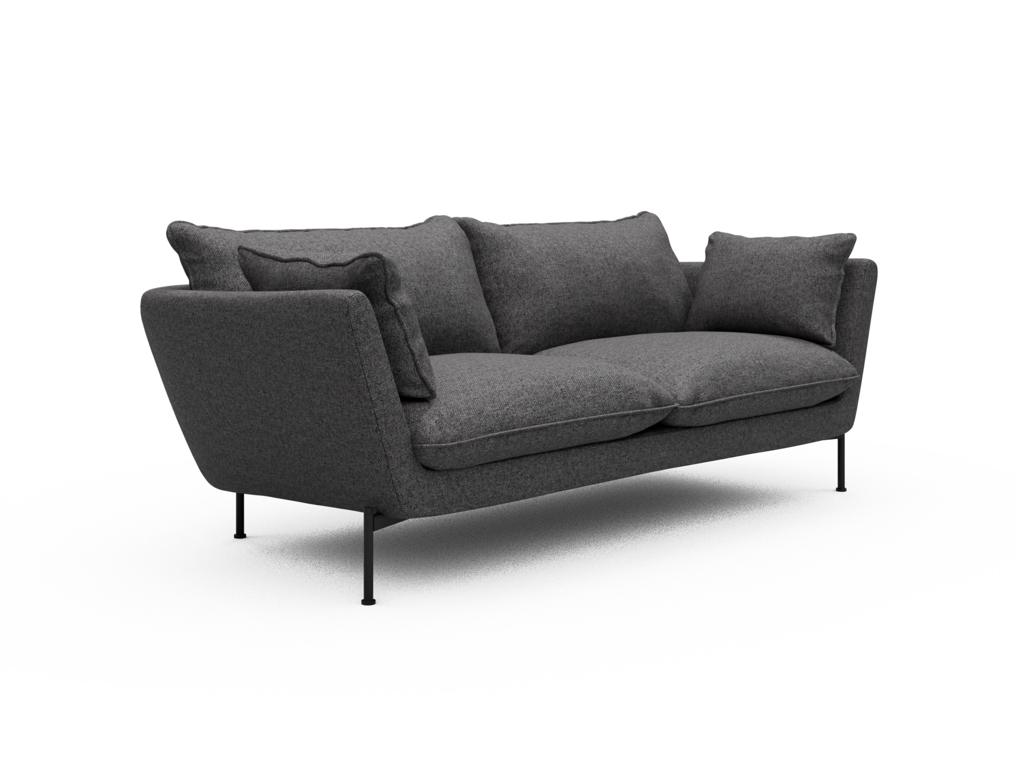 Skandi Home Sofa Anton Soft 2-Sitzer Sama-Antracite moebelfaktor