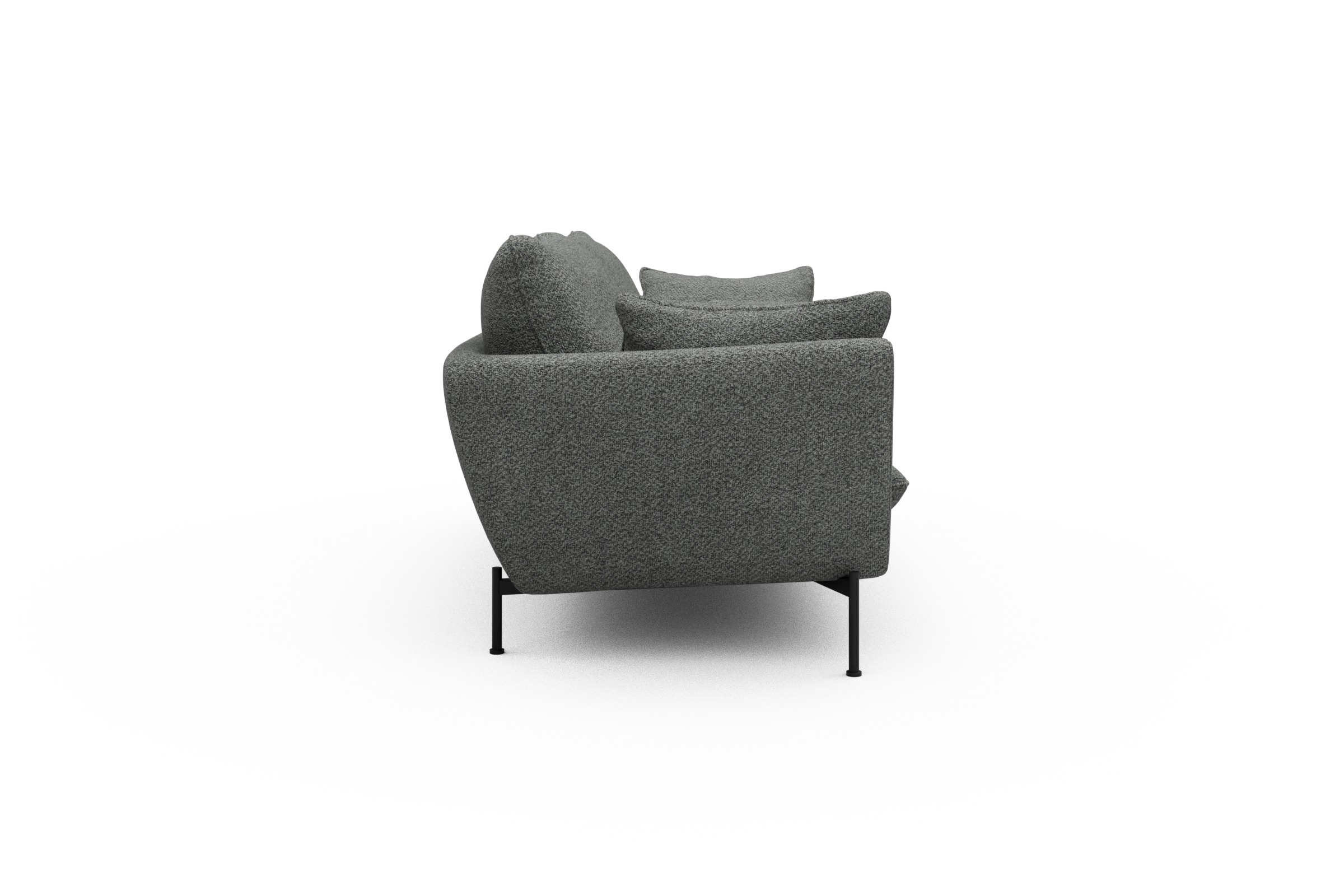 Sofa Anton 3-Sitzer Vanora-Warm-Grey