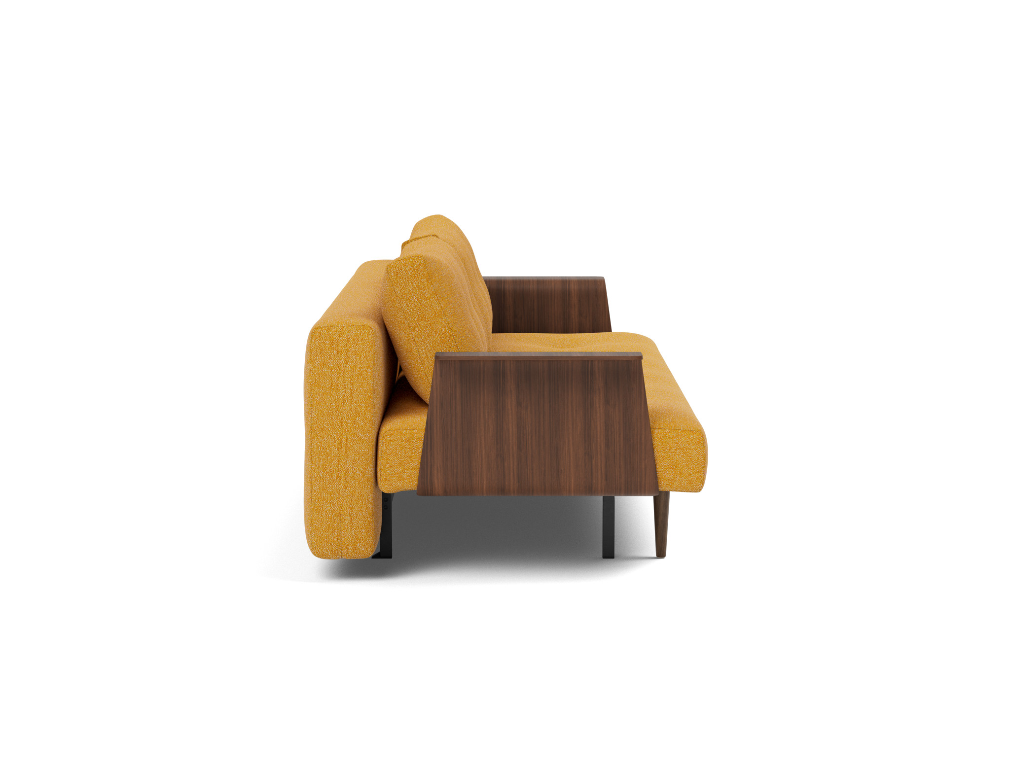 Schlafsofa Recast mit Armlehnen Boucle Skandi 536-Ochre