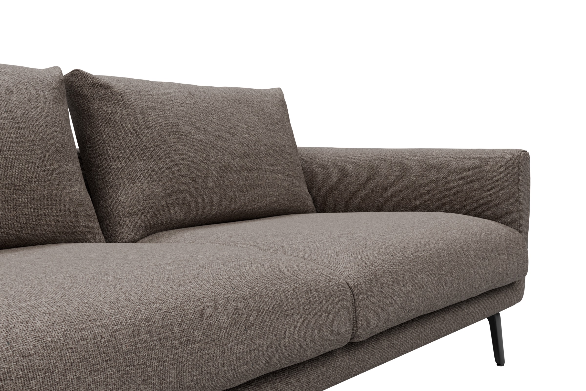 Ecksofa Karl Chaiselongue links mit 2,5-Sitzer Sama-Stone