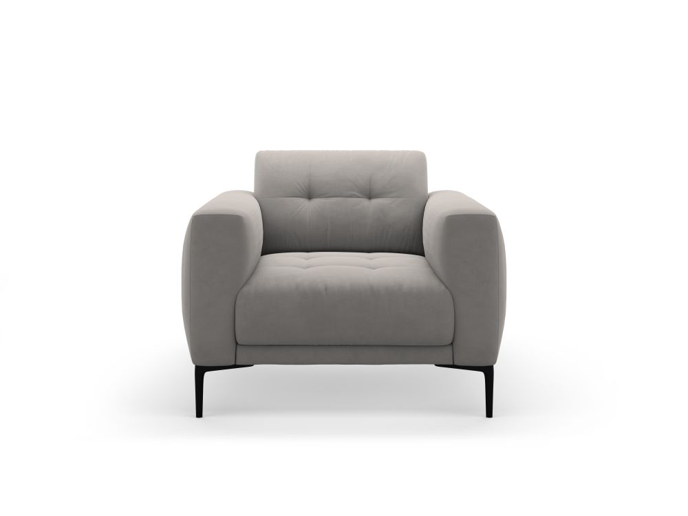 Cosmopolitan Design Sessel Lazio Samt Salvador Grau
