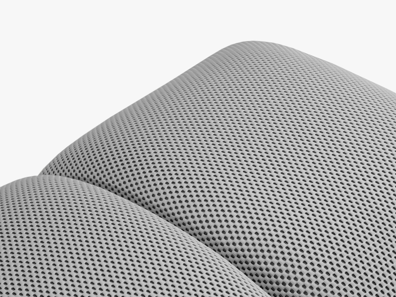 Micadoni Hocker Diana 3D-Stoff Sonic Silber