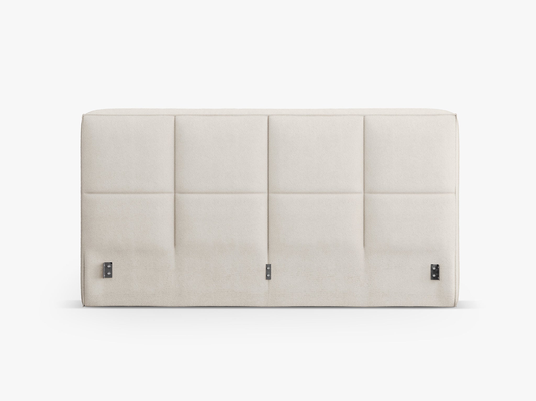 Micadoni Darren Samtiger Kopfteil Boucle LEGEND Helles Beige 249x100