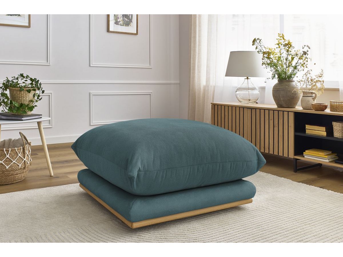 Bobochic Ernest Pouf Stoff Dunkelblau