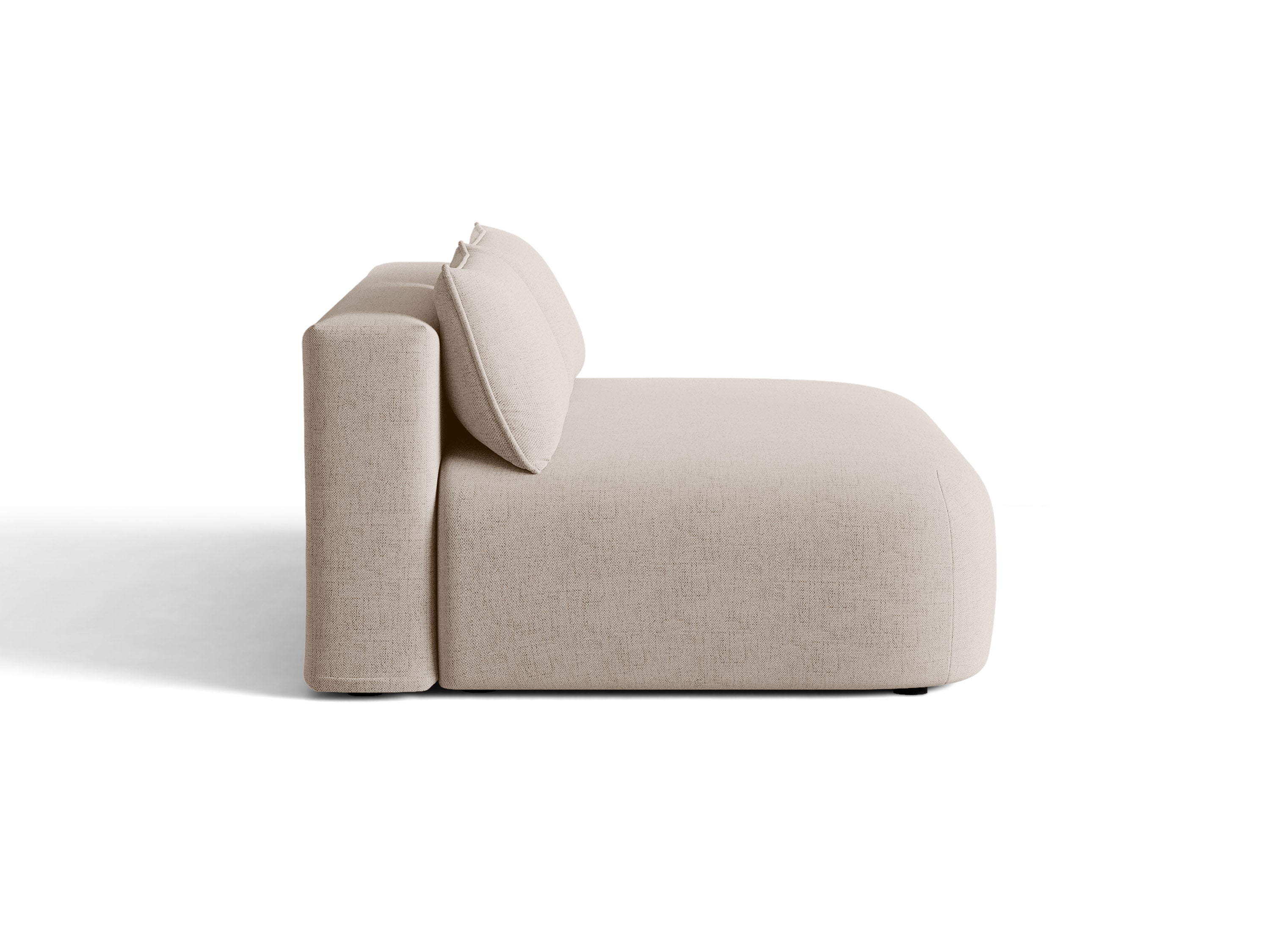 Micadoni Hena Sofa Mit Bettfunktion Und Stauraum Strukturierter Stoff Moly Cappuccino