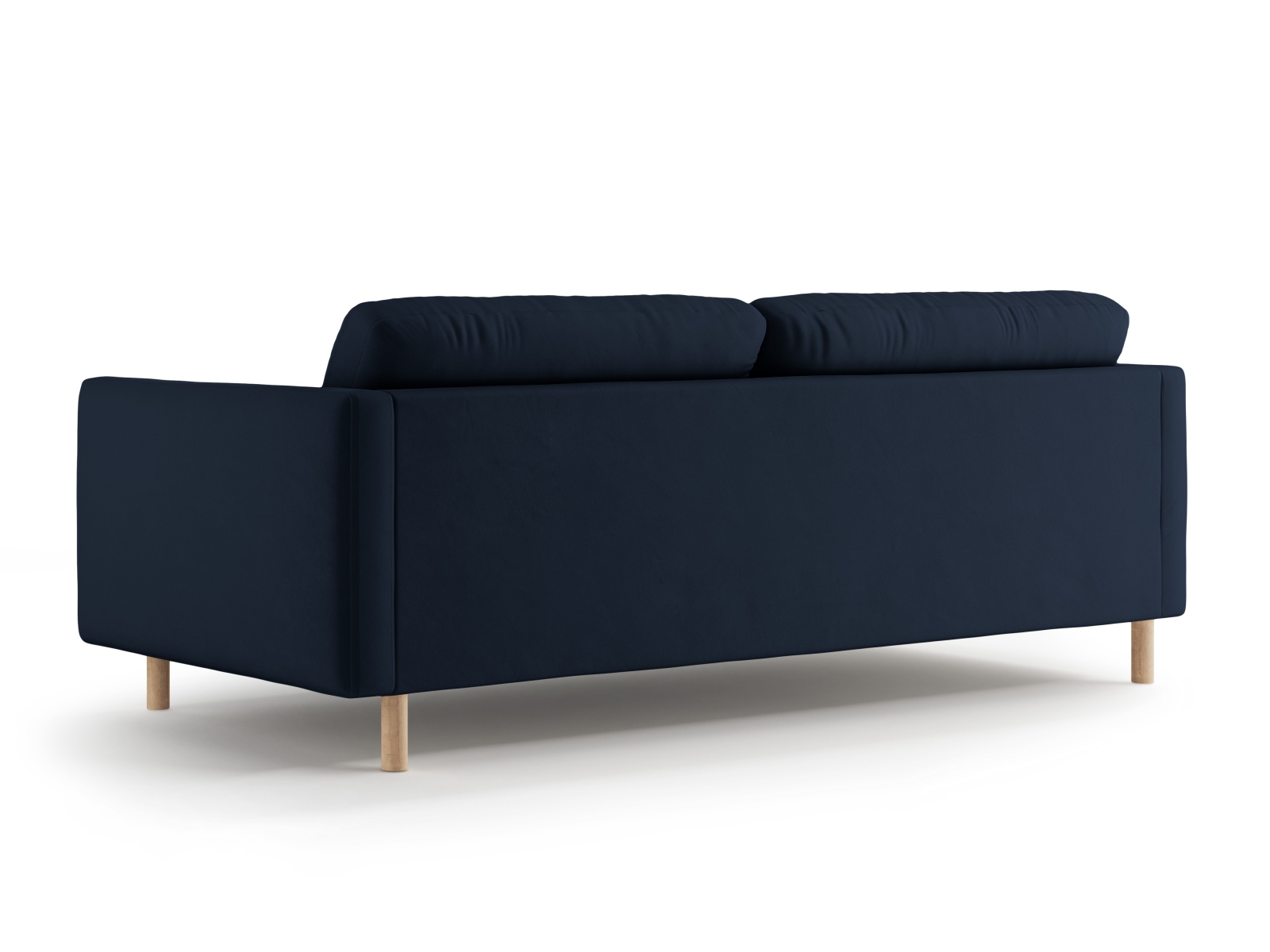 Micadoni Sofa Eden 4-Sitzer Samt Dunkelblau