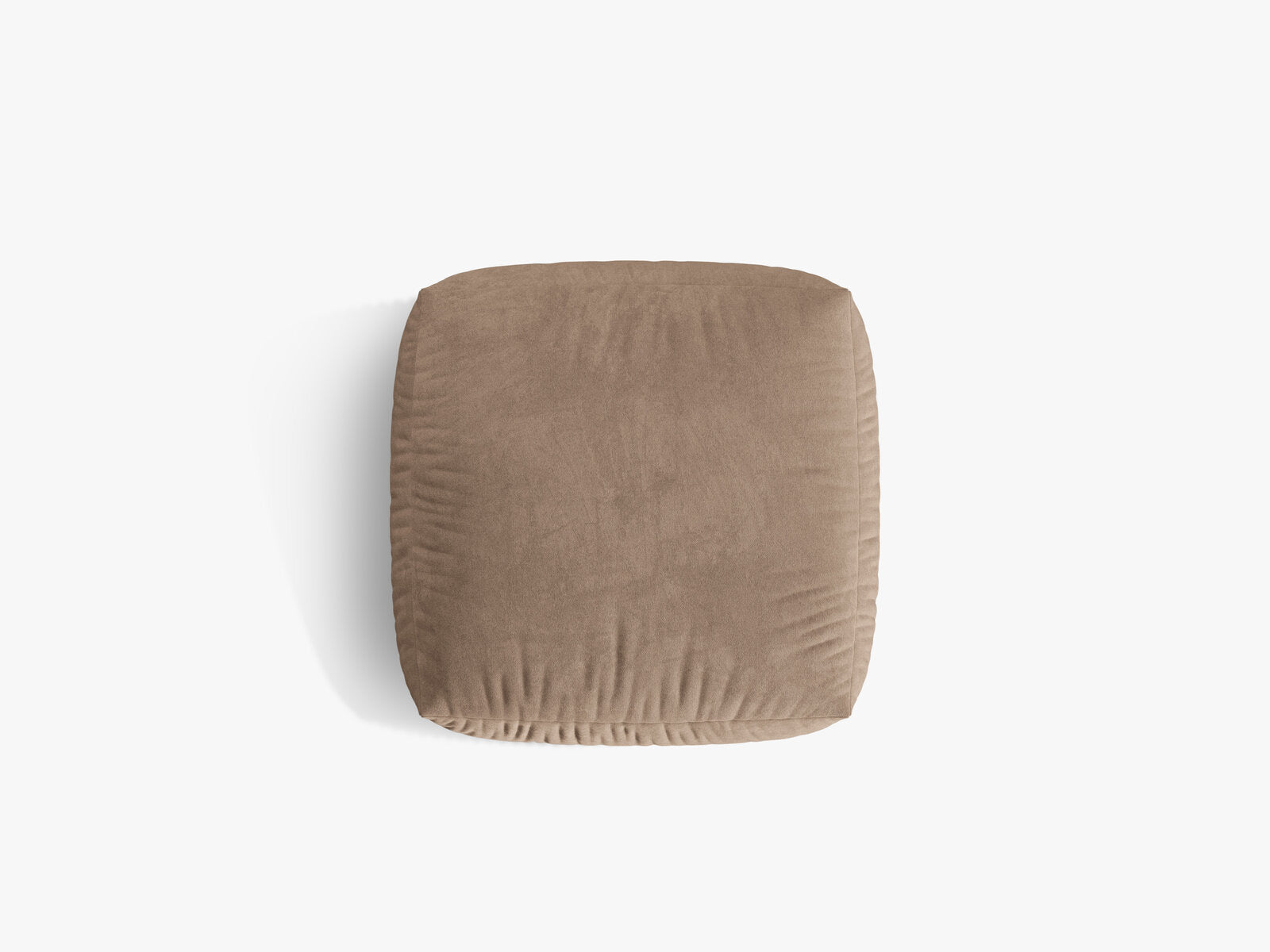 Micadoni Hocker Martina Groß 1-Sitzer Samt Vogue Dunkelbeige