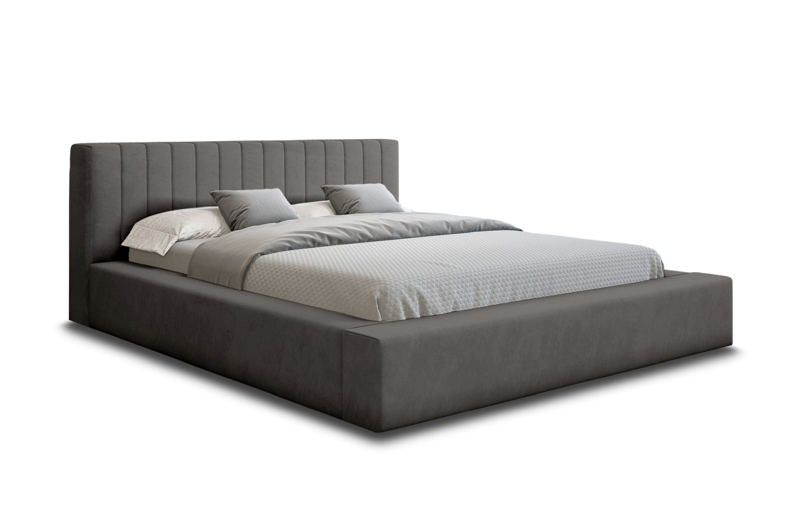 Polsterbett Carno Chenille 140x200 mit Holzrahmen Ditra-New 14