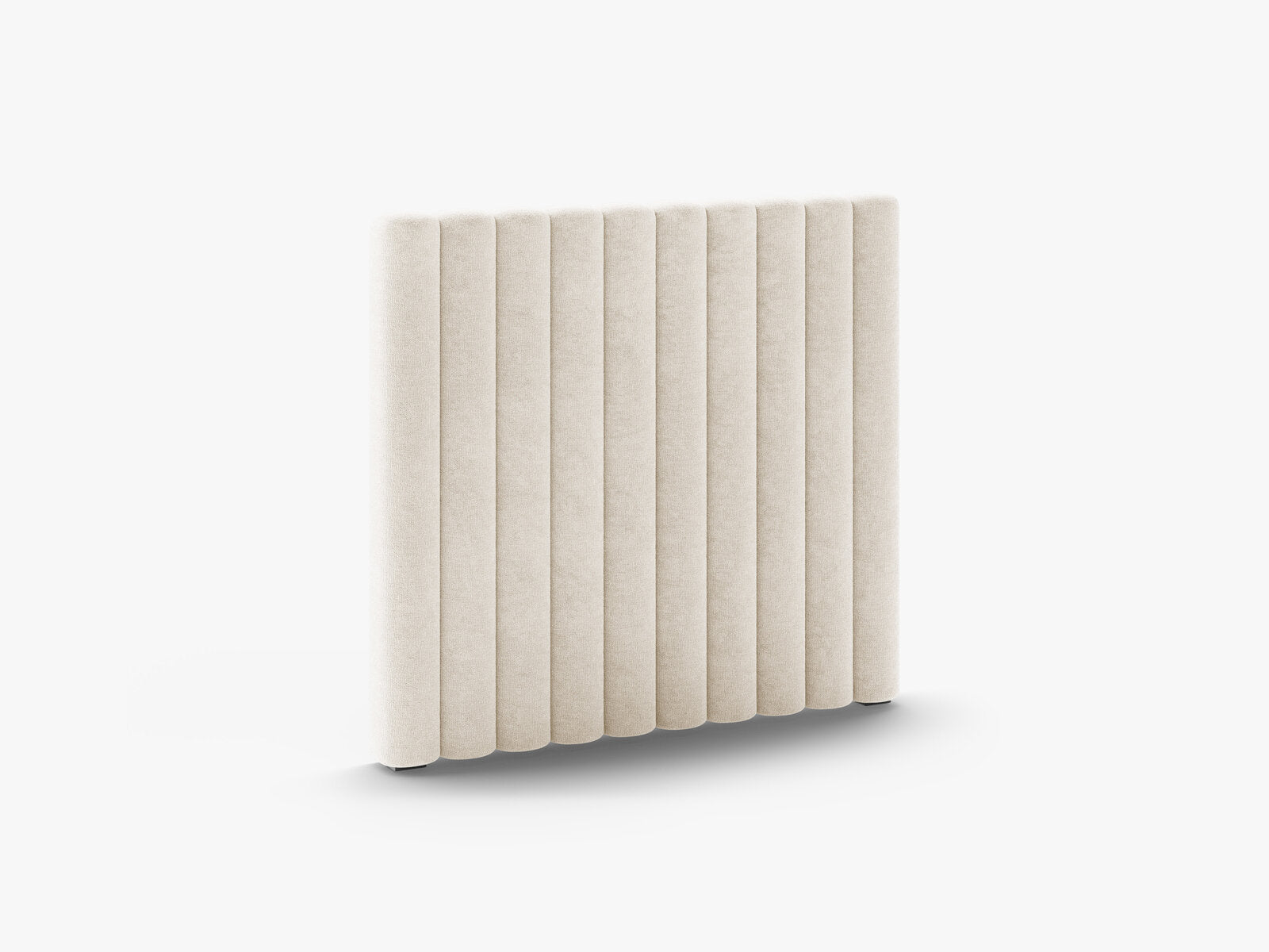Micadoni Mistero Samtiger Kopfteil 80 cm Chenille Perfect Harmony Helles Beige 100x95