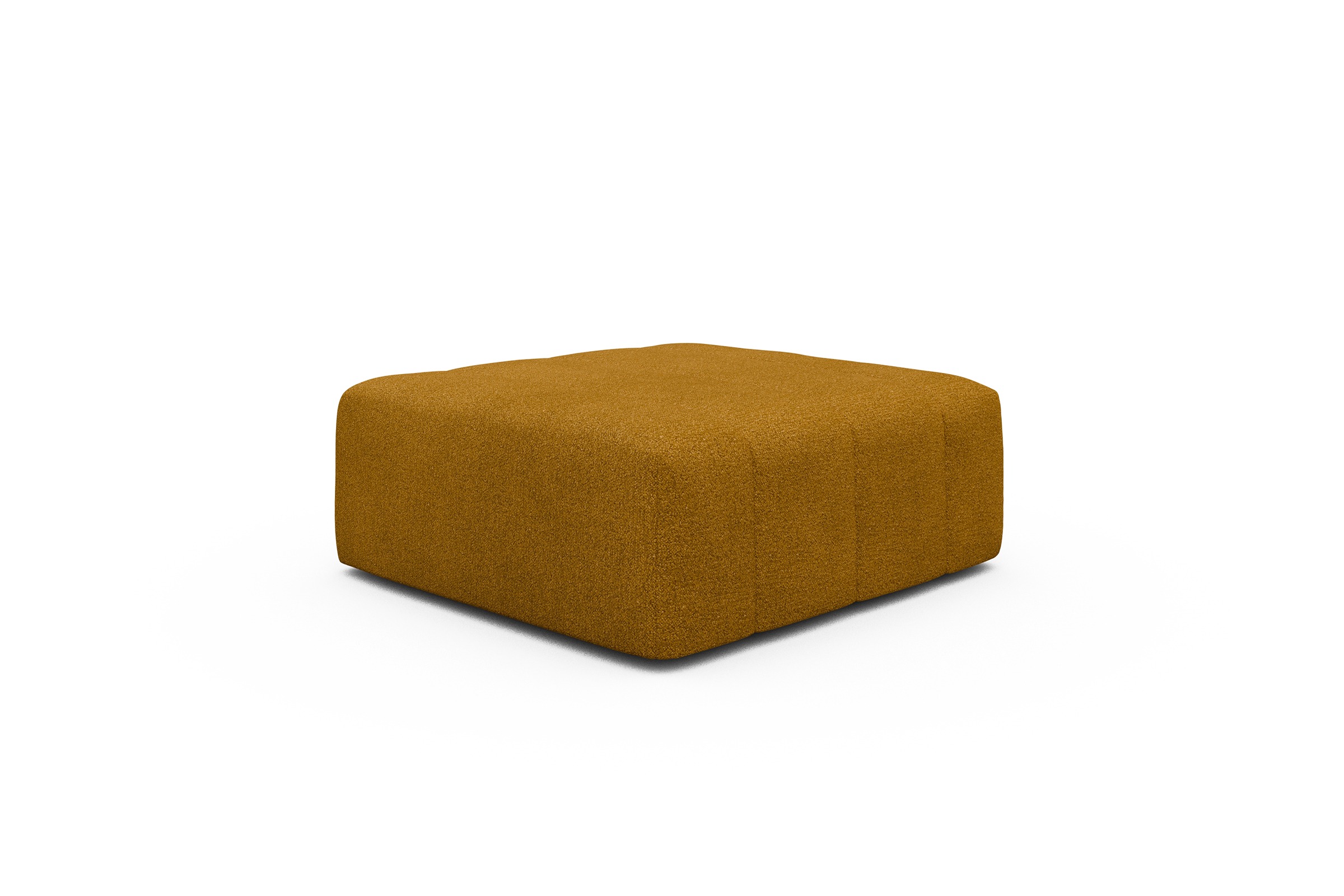 Sitzhocker Hugo Ottomane Boucle-Ochre