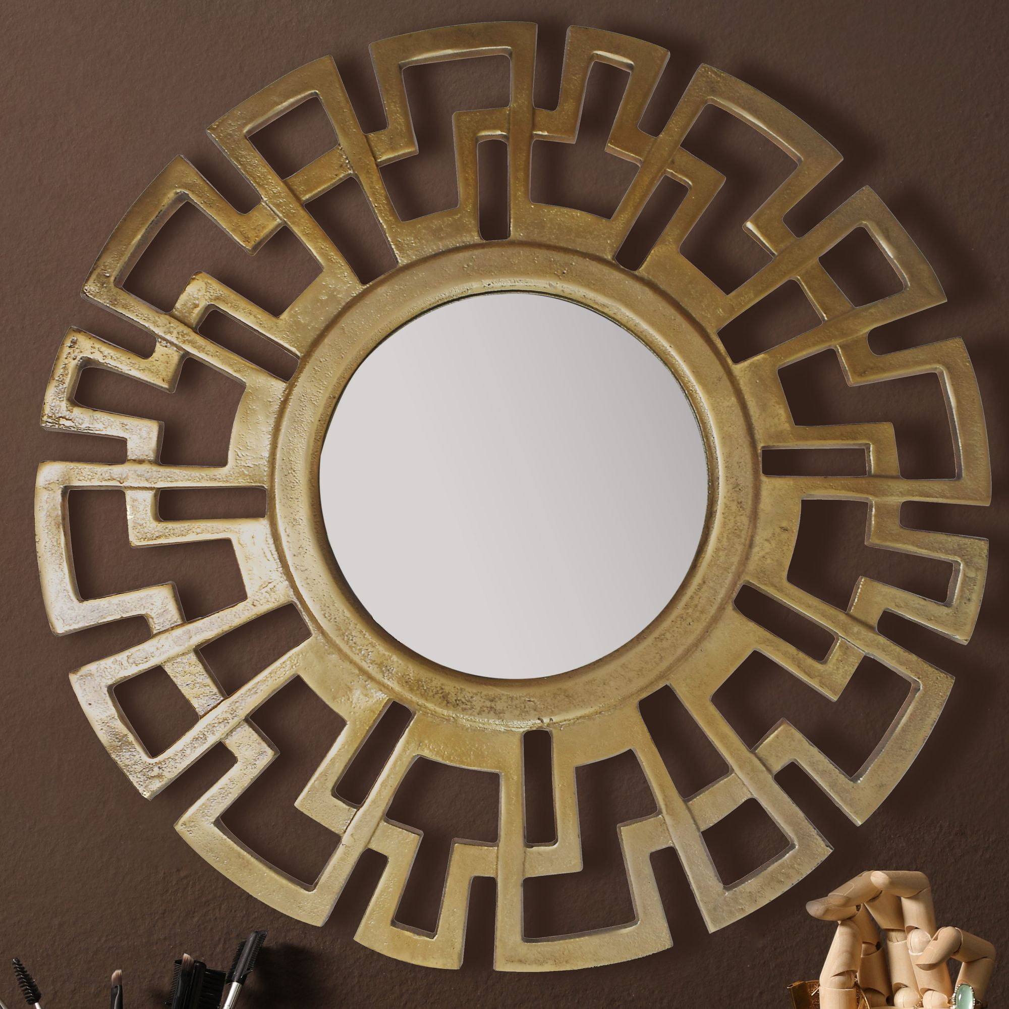 Wandspiegel Herand Gold Ø 60 cm