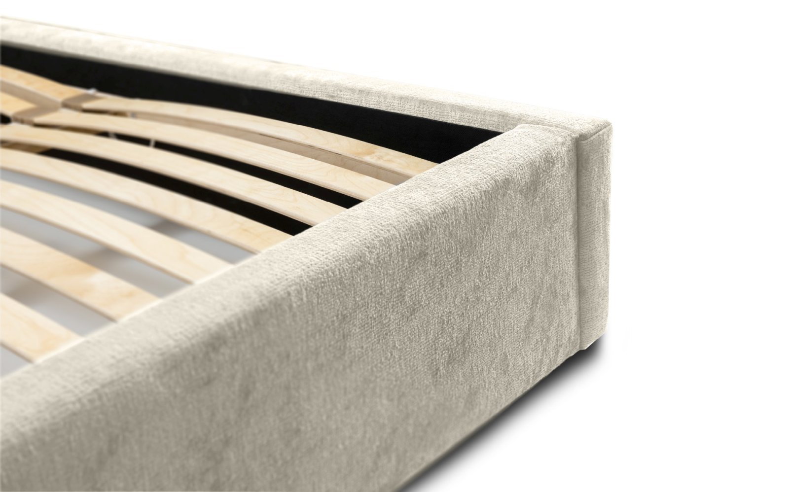 Polsterbett Velo-I Chenille 140x200 mit Holzrahmen Perfect Harmony 01