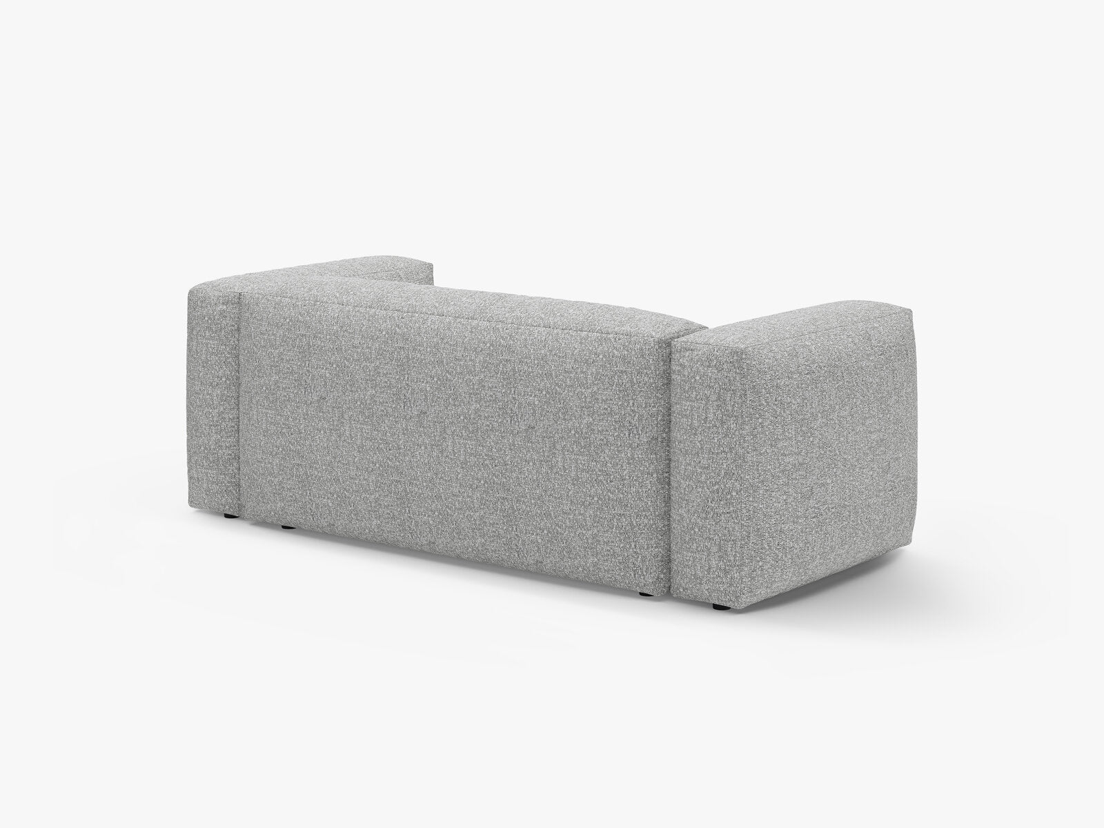Micadoni Martina Sofa 2-Sitzer Boucle Monet Silber