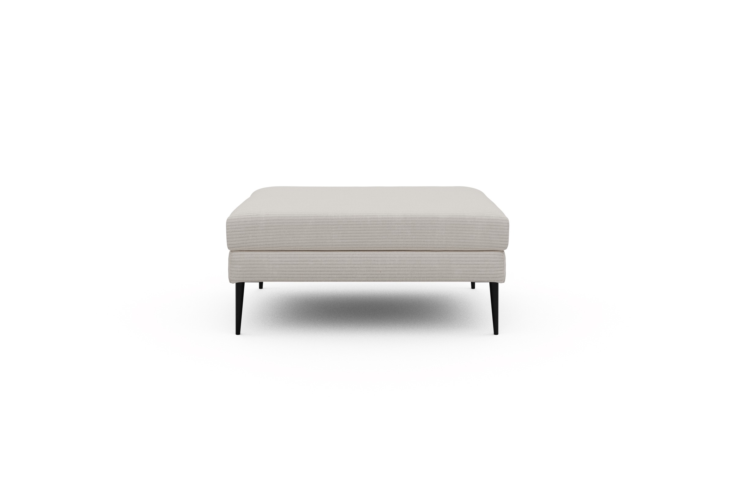 Sitzhocker Paul Corduroy-Ivory
