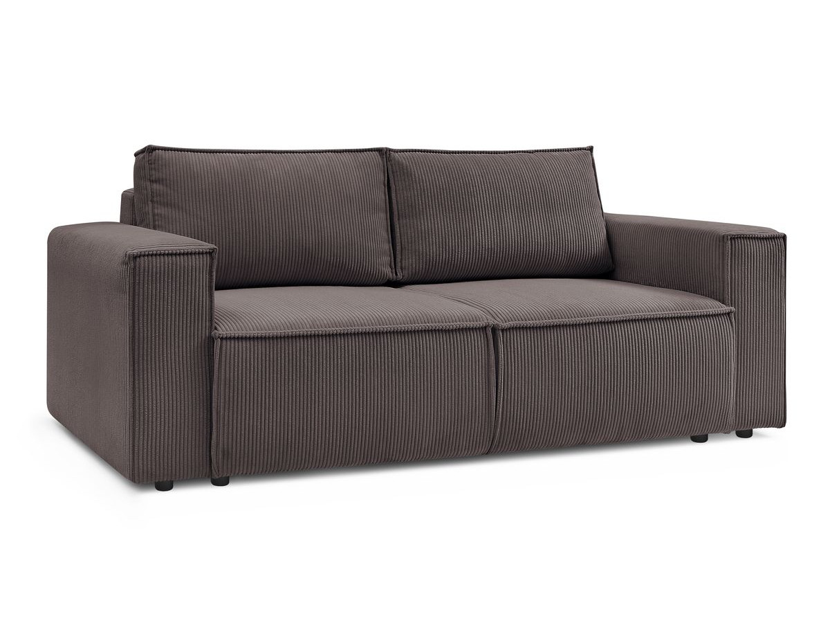Bobochic Nihad Sofa 2-Sitzer Cordsamt Taupe