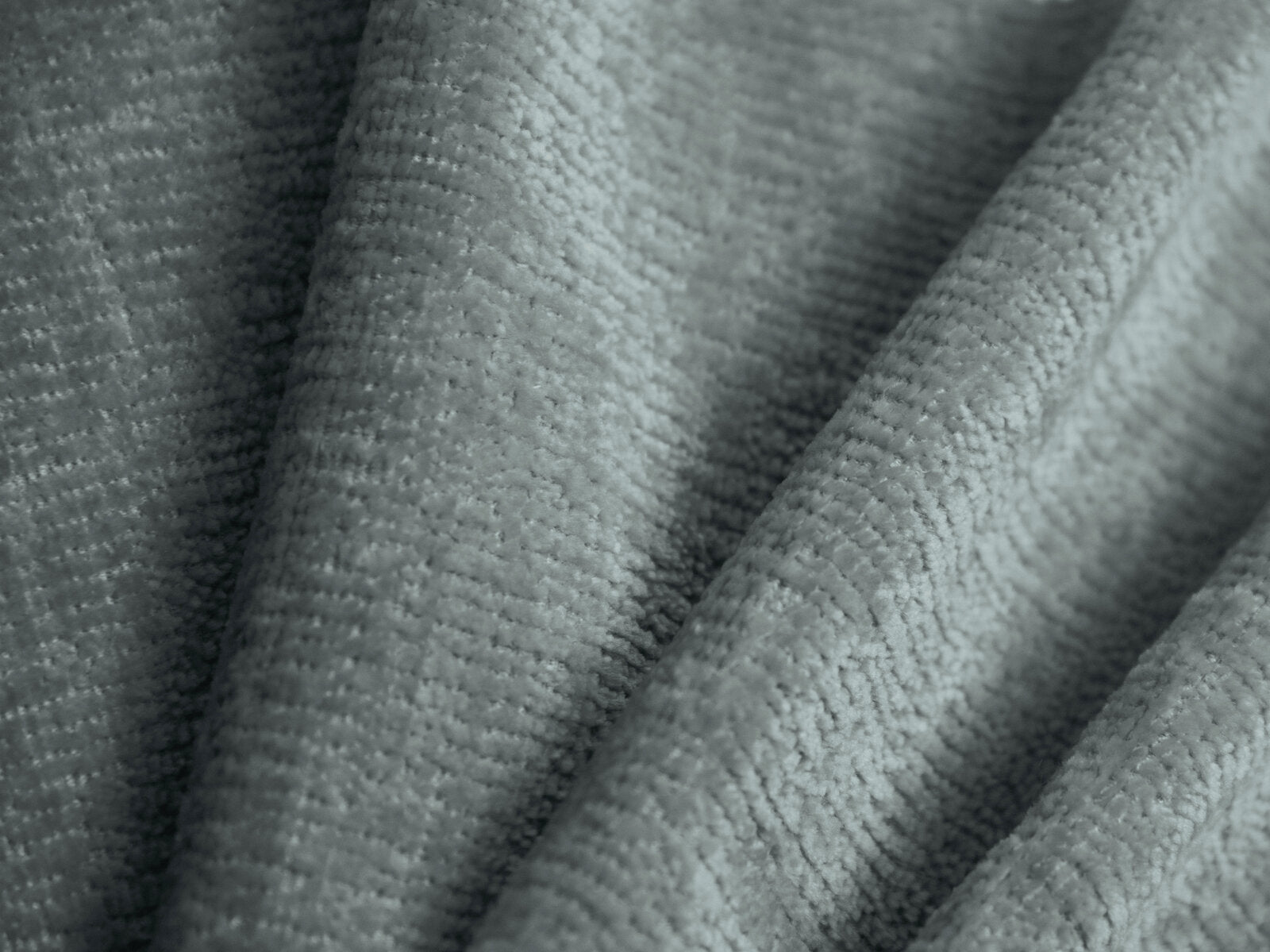 Micadoni Stauraumbett mit Kopfteil Ovalo Chenille Perfect Harmony Hellblau 160x200
