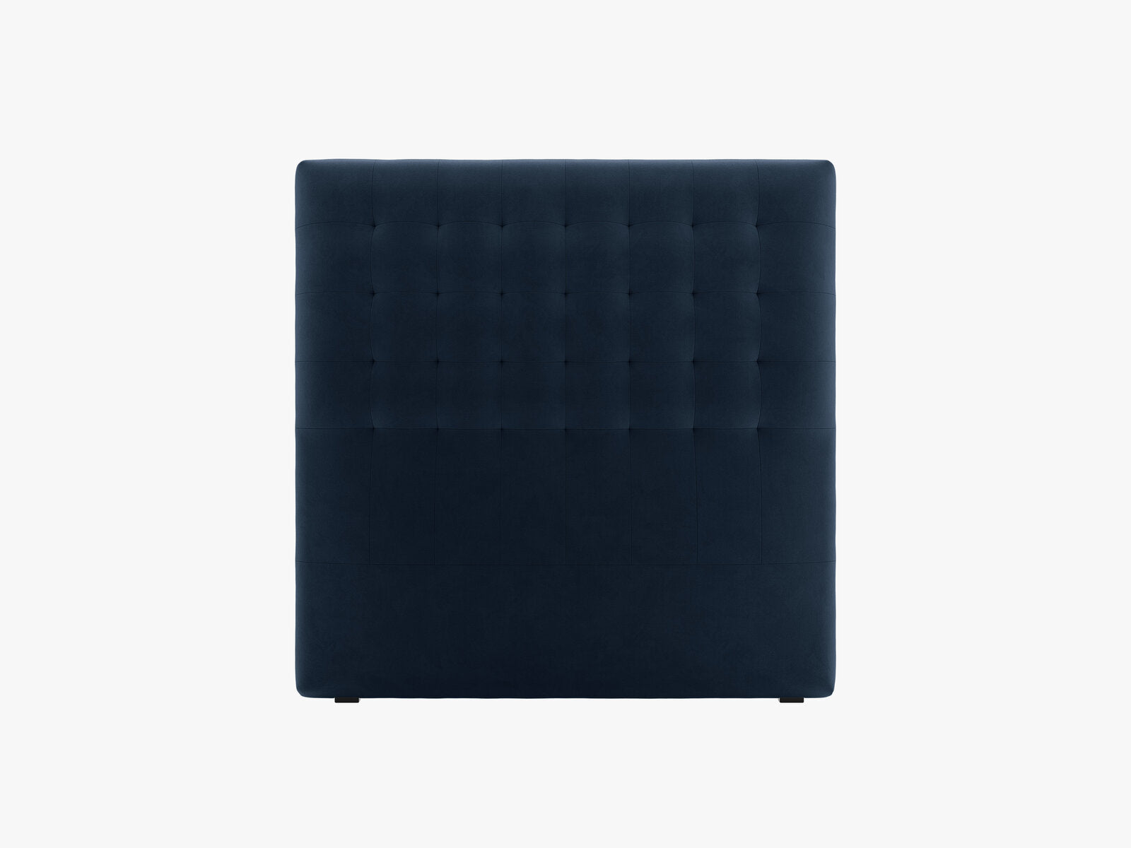 Micadoni Nova Samtiger Kopfteil 120 cm (H 120 cm) Samt Paris Dunkelblau 120x120