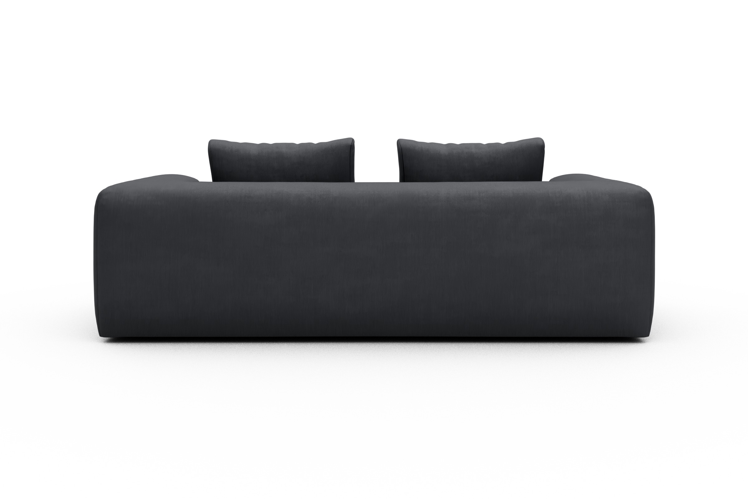 Sofa Fred 3-Sitzer Cordufine-Slate-Grey