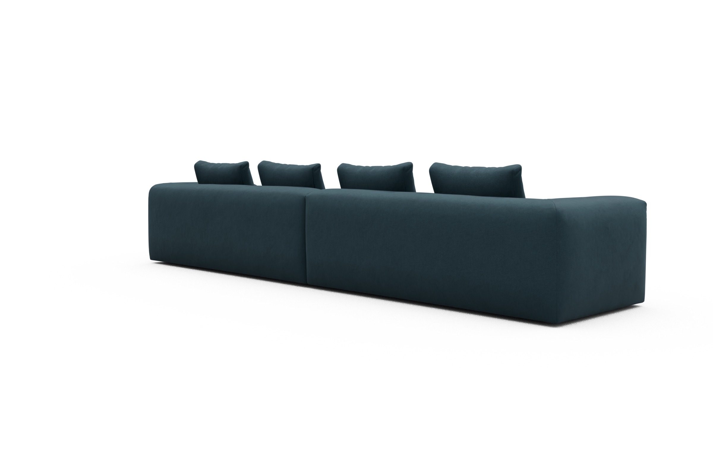 Sofa Modulares XXL Sofa Fred 5-Sitzer Satya-Indigo