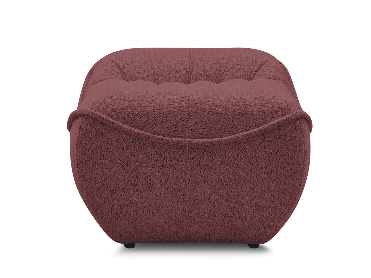 Bobochic Serena Pouf Melange-Stoff Rot