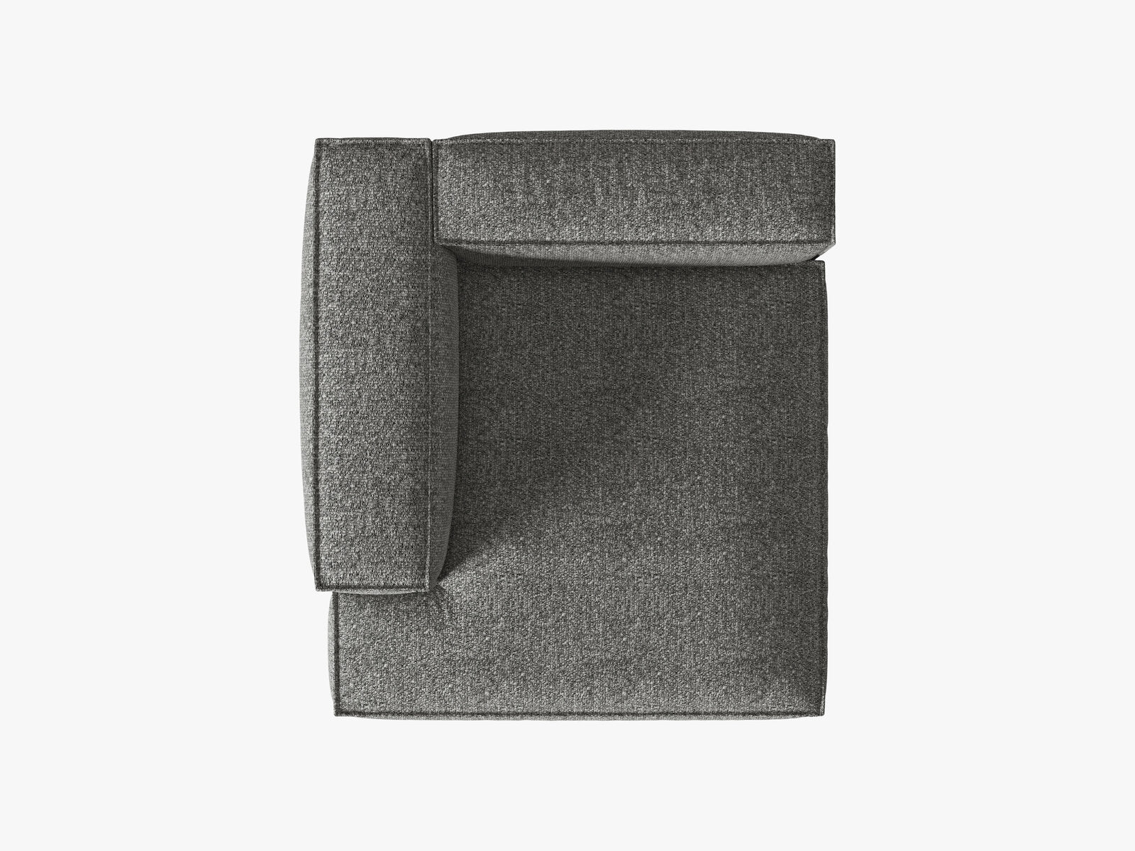 Micadoni Recamiere Nuria 1-Sitzer Links Boucle Graphit
