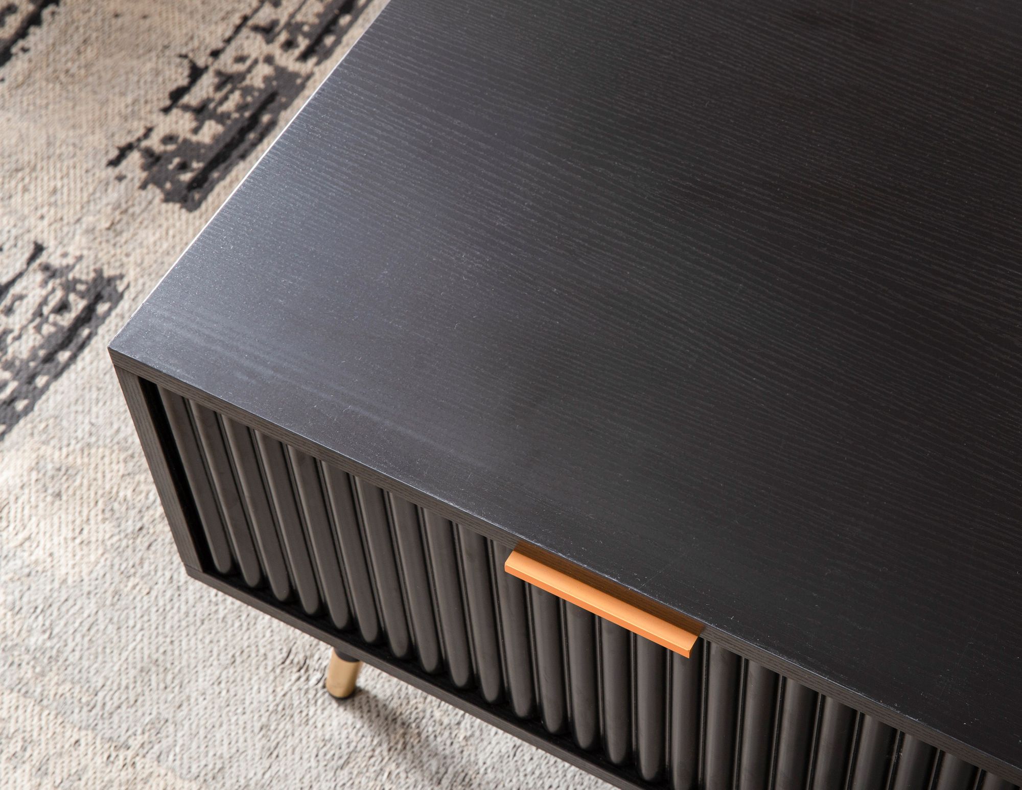 Couchtisch Evenskjer Schwarz 110 × 60 × 43 cm