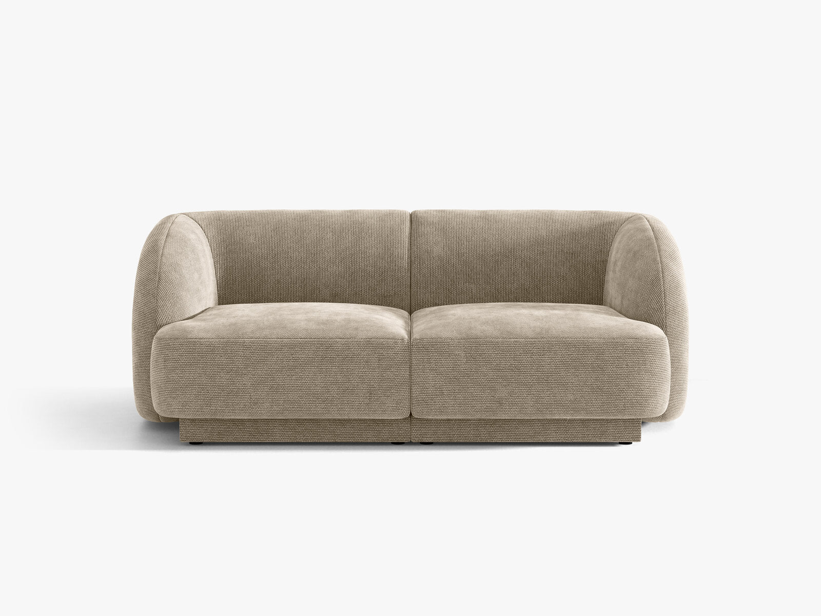 Micadoni Sofa Miley 2-Sitzer Chenille Haga Beige