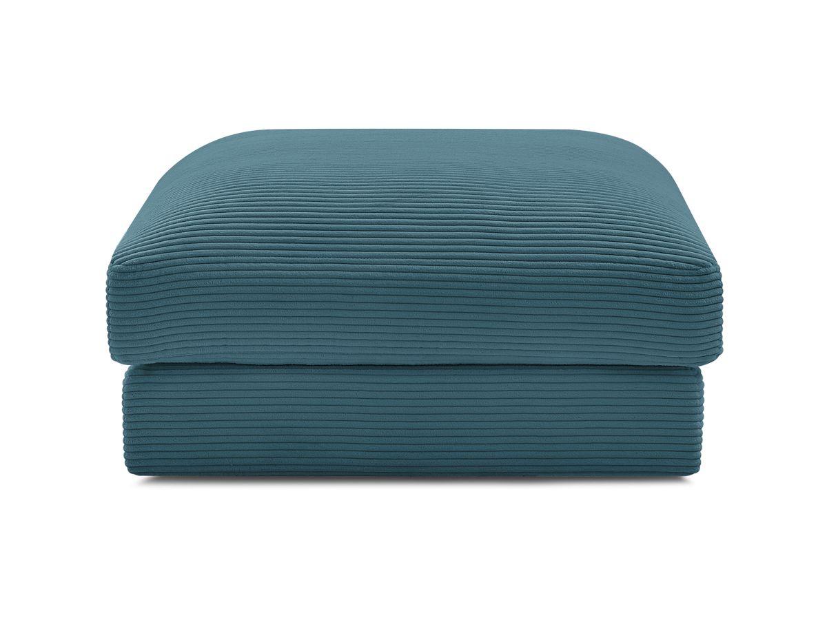 Bobochic Leonard Pouf Cordsamt Hellblau