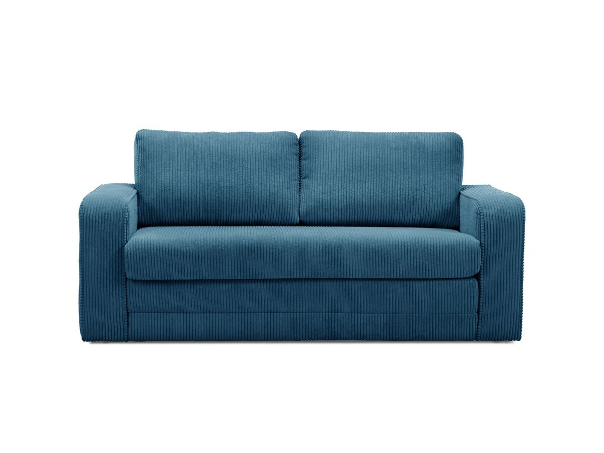 Bobochic Come Schlafsofa 2-Sitzer Cordsamt Dunkelblau