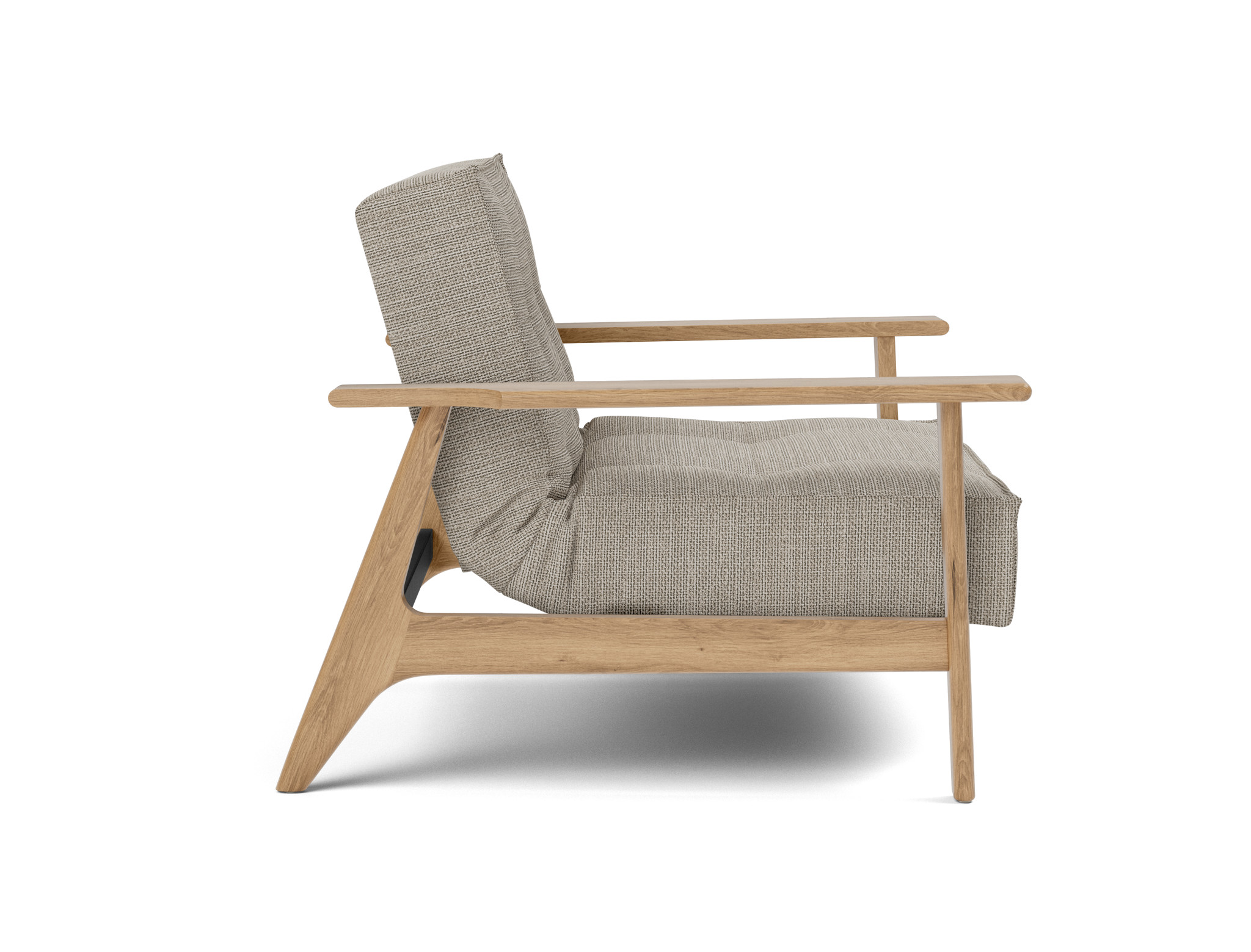 Sessel Splitback Frej Strukturierter Stoff Kenya 579-Gravel