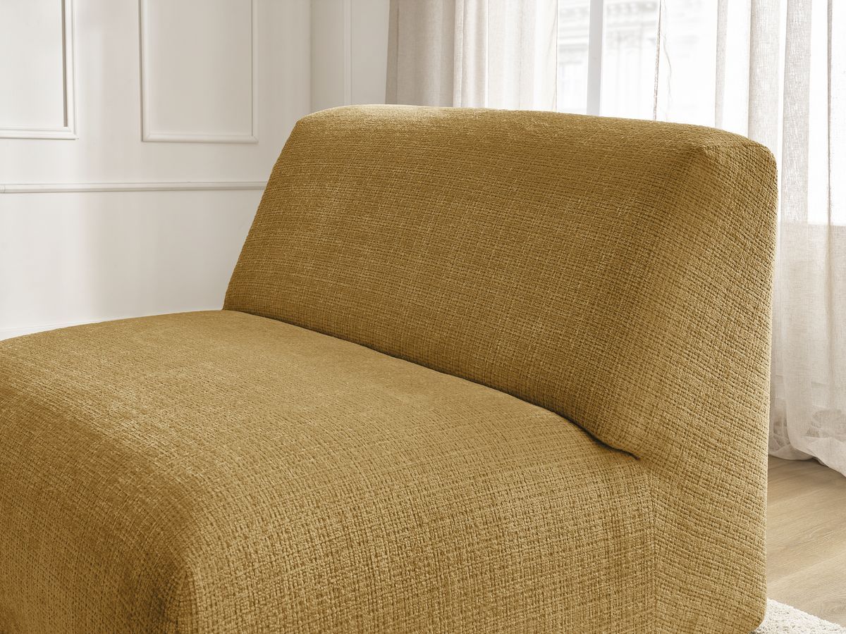 Bobochic Sirius Sofamodul 1-Sitzer Strukturstoff Gelb