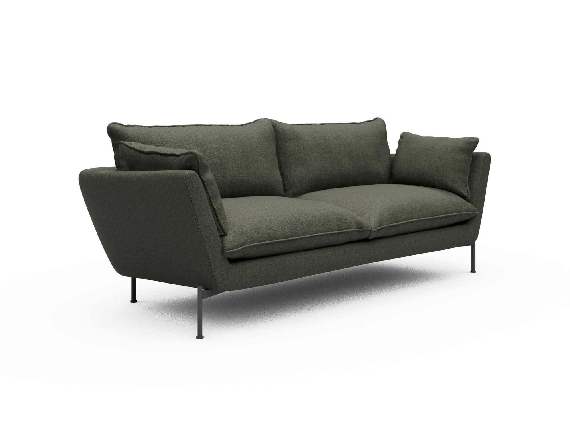 Skandi Home Sofa Anton Soft 3-Sitzer Sama-Winter-Moss moebelfaktor