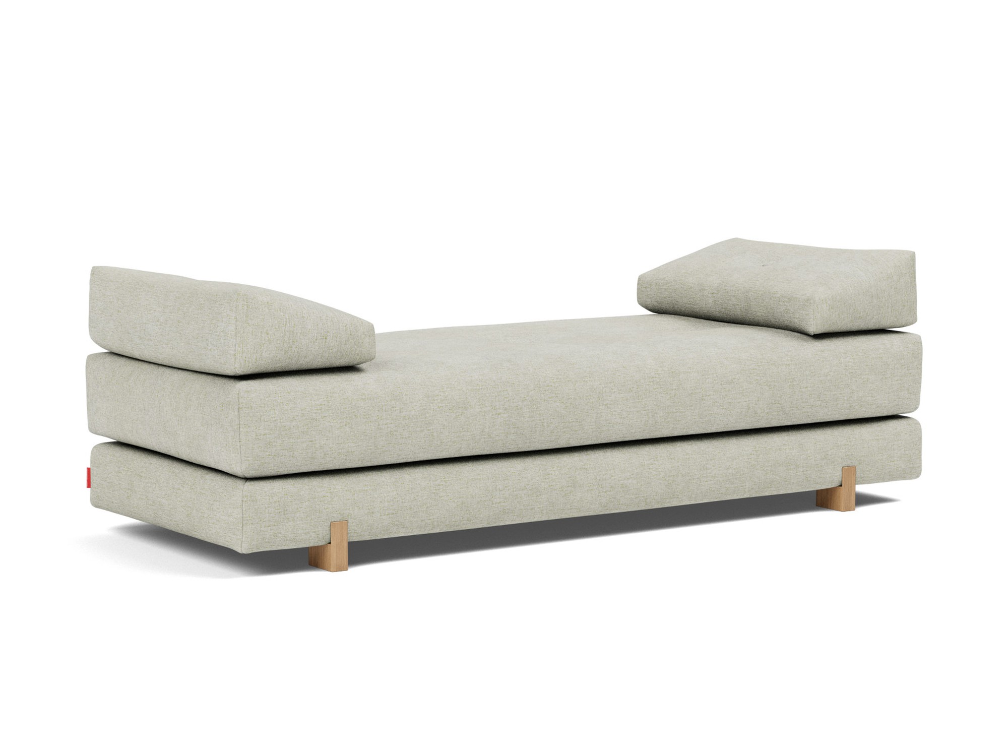 Tagesbett Sigmund Flachgewebe Avella 280-Sand Beine Drip Eiche