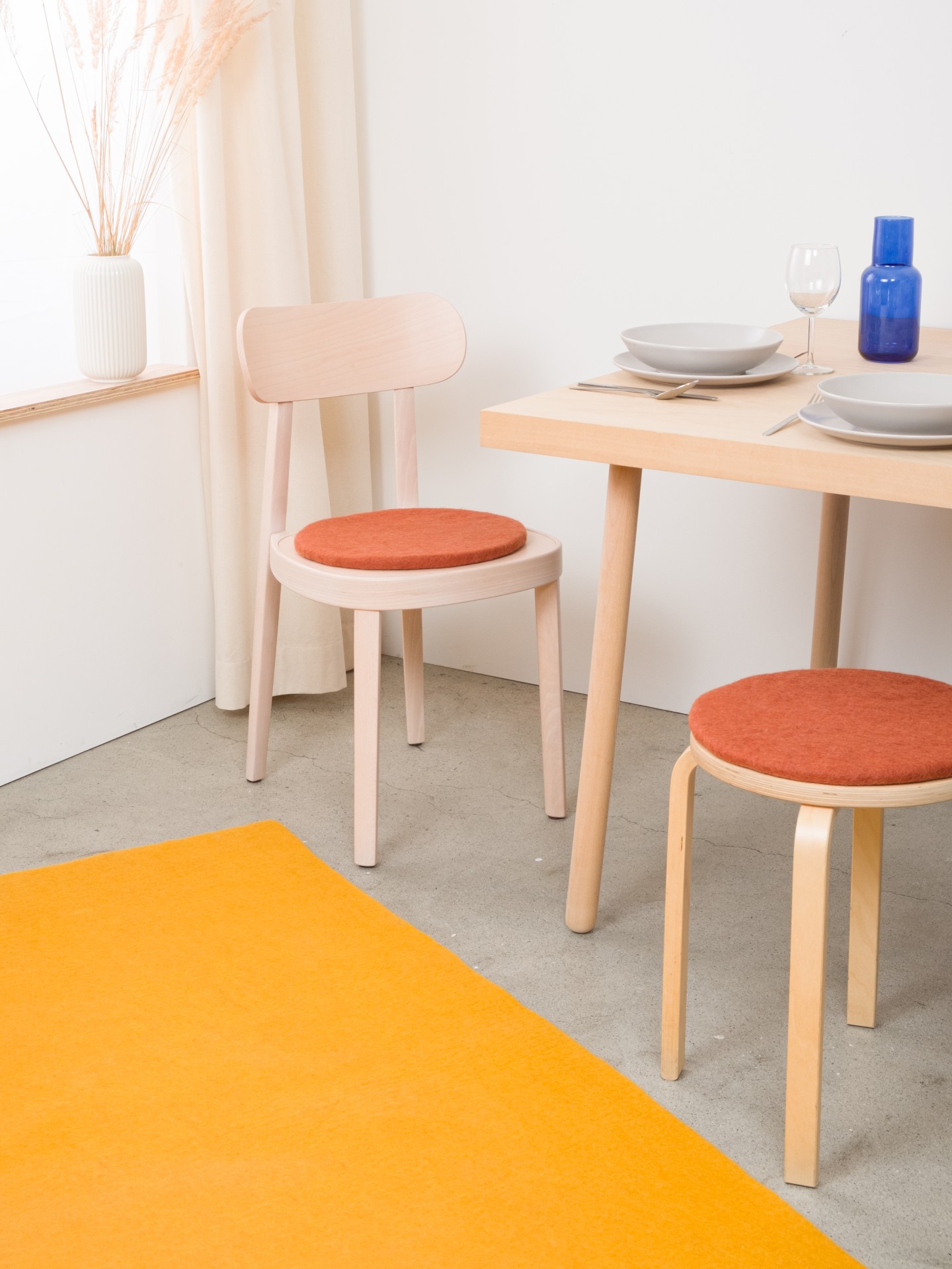 myfelt Lora - Flache Sitzauflage rund
