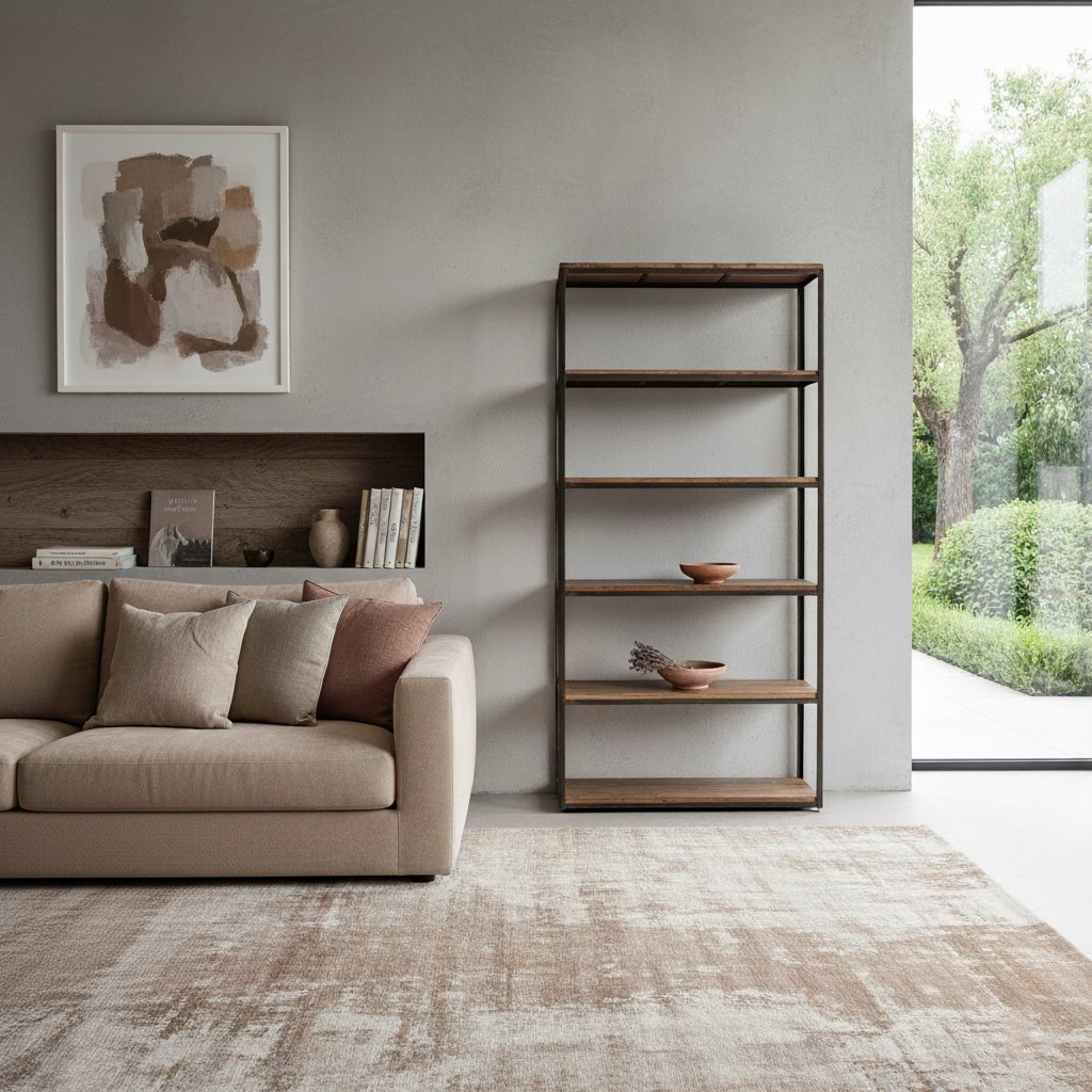 Raw Materials Regal Factory Holz/Metall 205cm