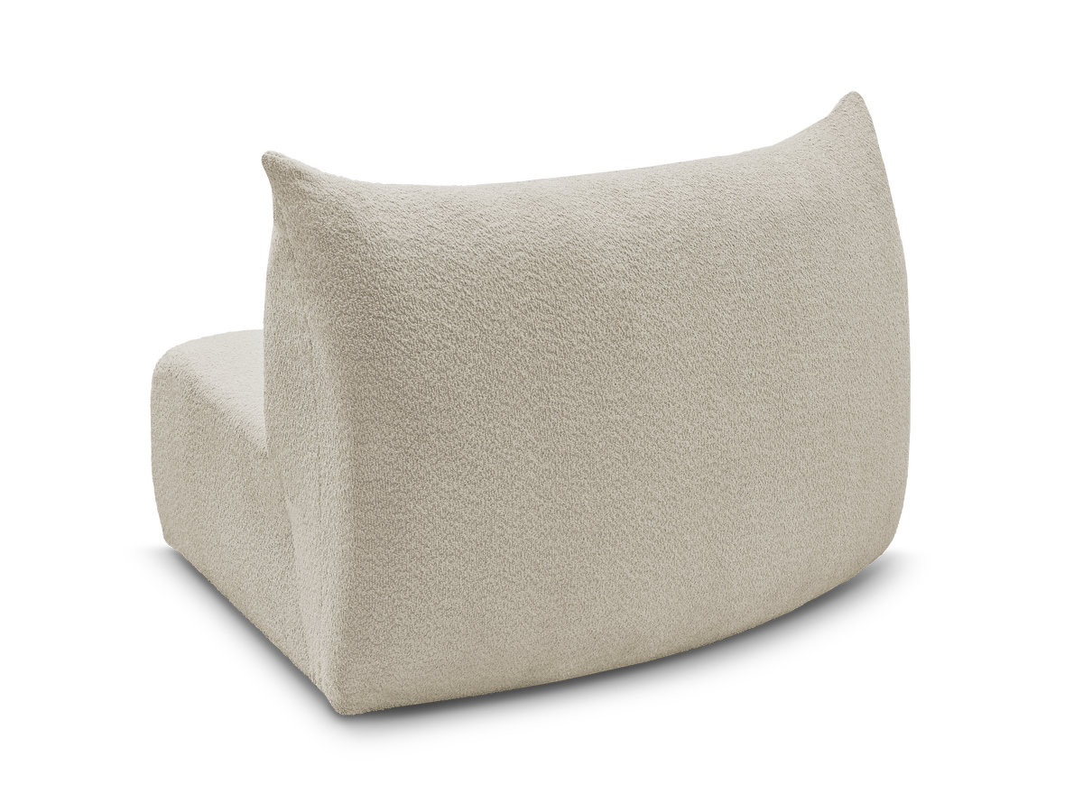 Bobochic Azra Sofamodul 1-Sitzer Bouclé-Stoff Beige